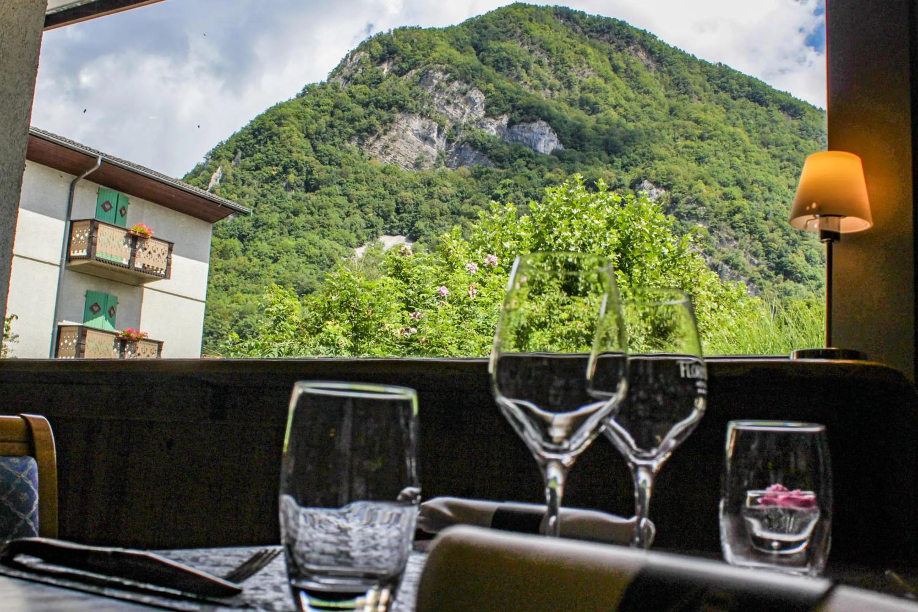 Patio in Brit Hotel Florimont