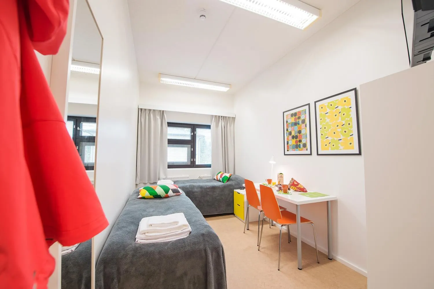 Bedroom, Bed in Forenom Hostel Helsinki Pitäjänmäki