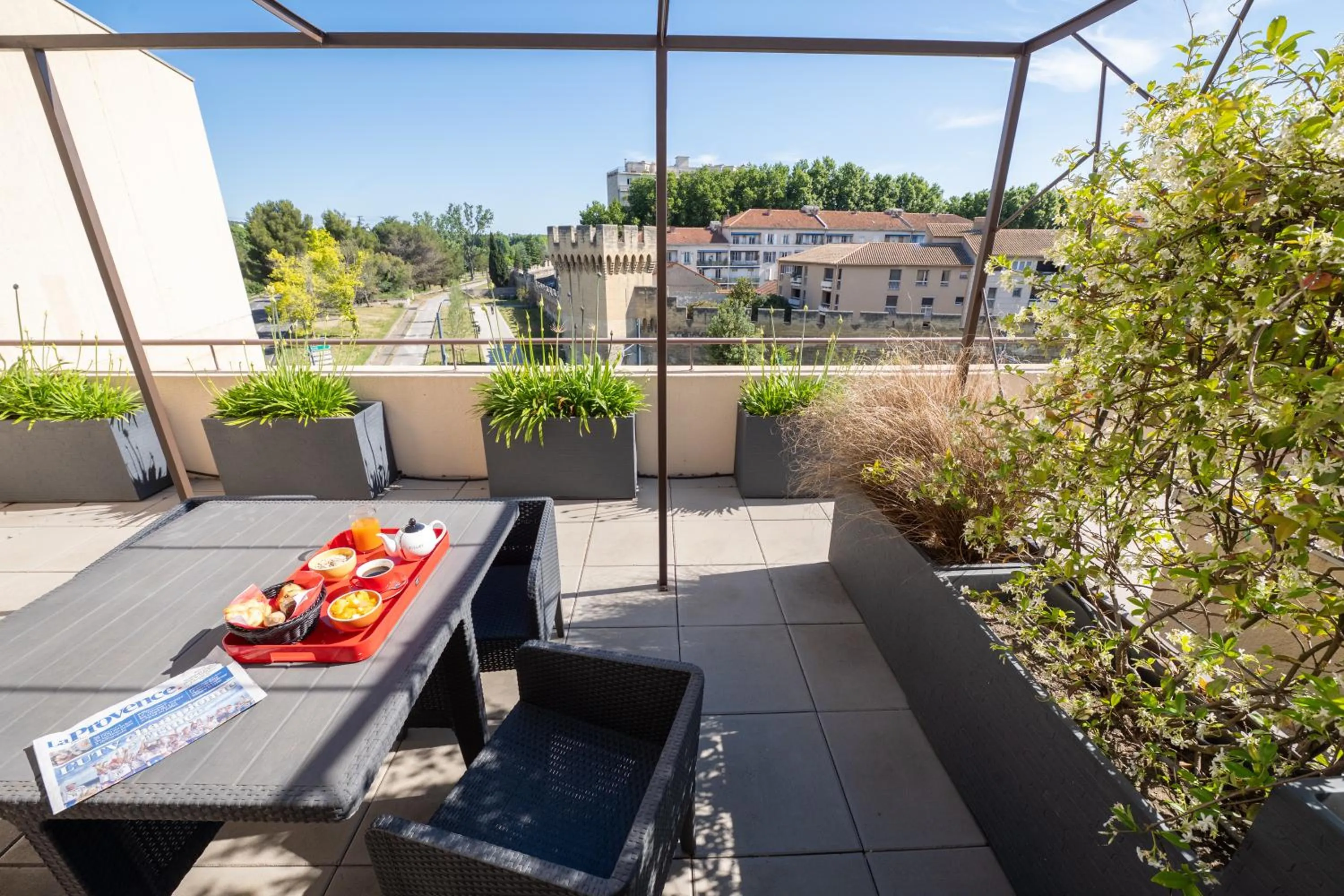 View (from property/room) in ibis Avignon Centre Pont De L'Europe