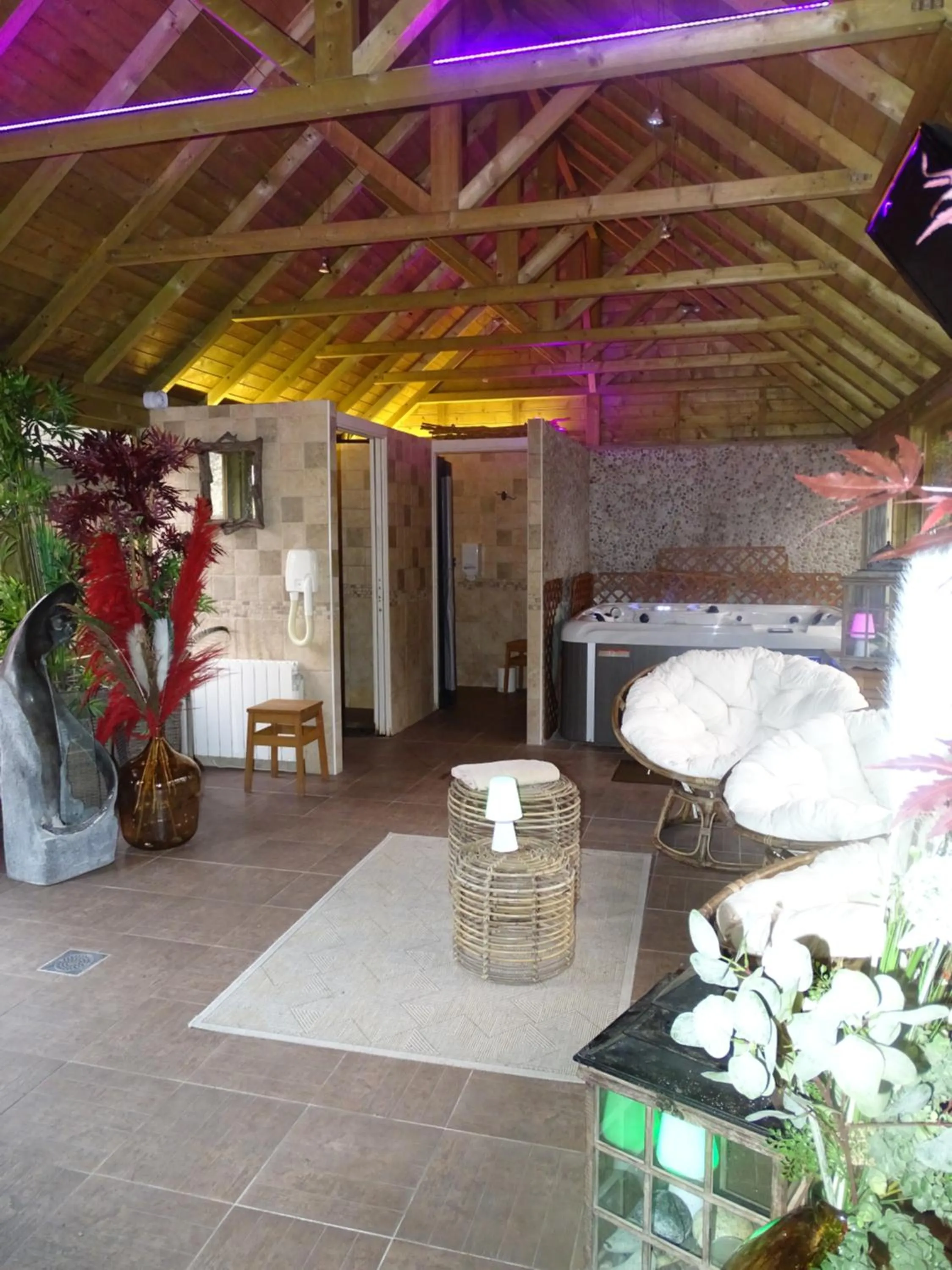 Spa and wellness centre/facilities in Logis Hôtel Restaurant Spa L'auberge Du President