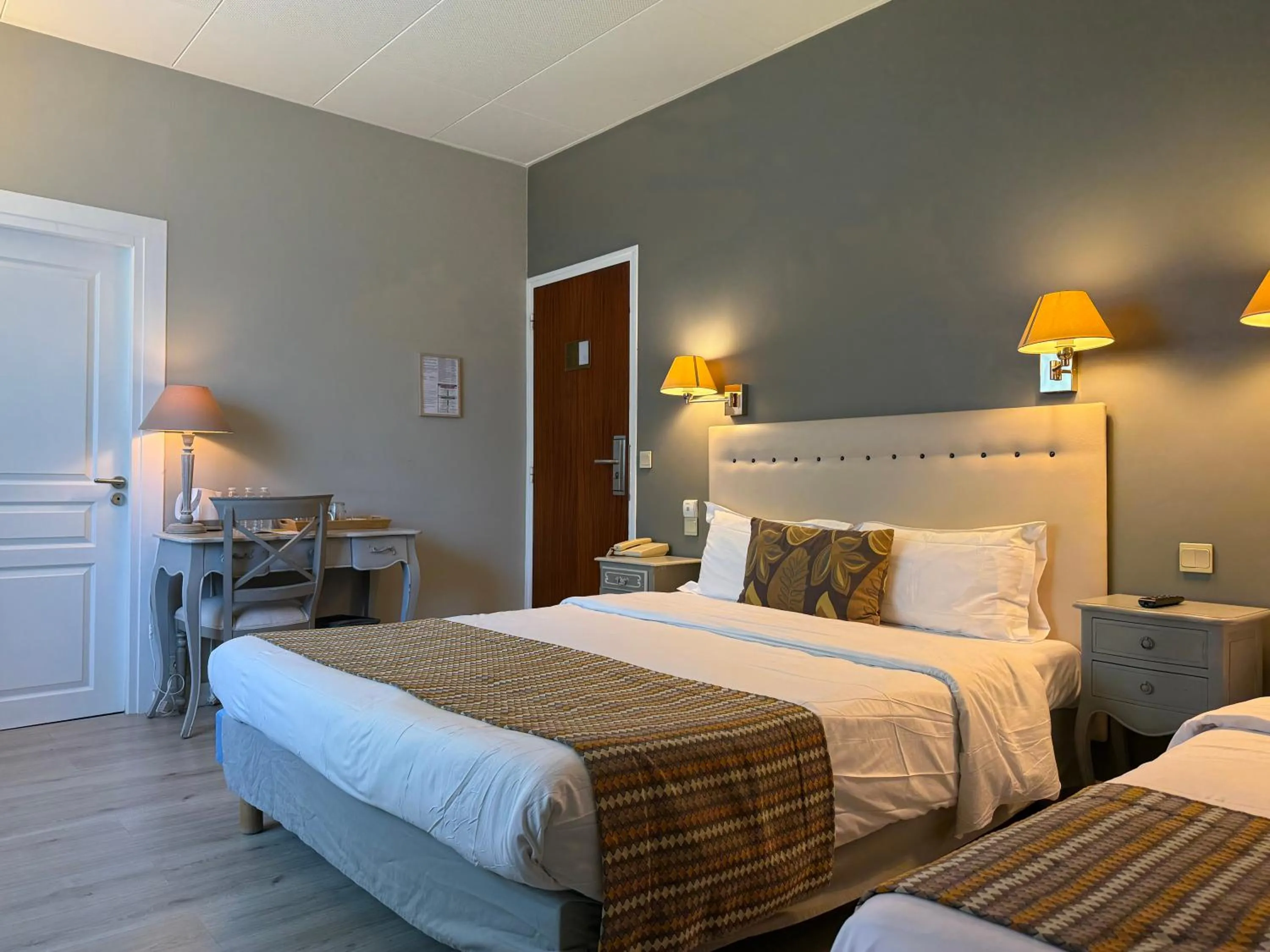 Bed in Hotel des Pins