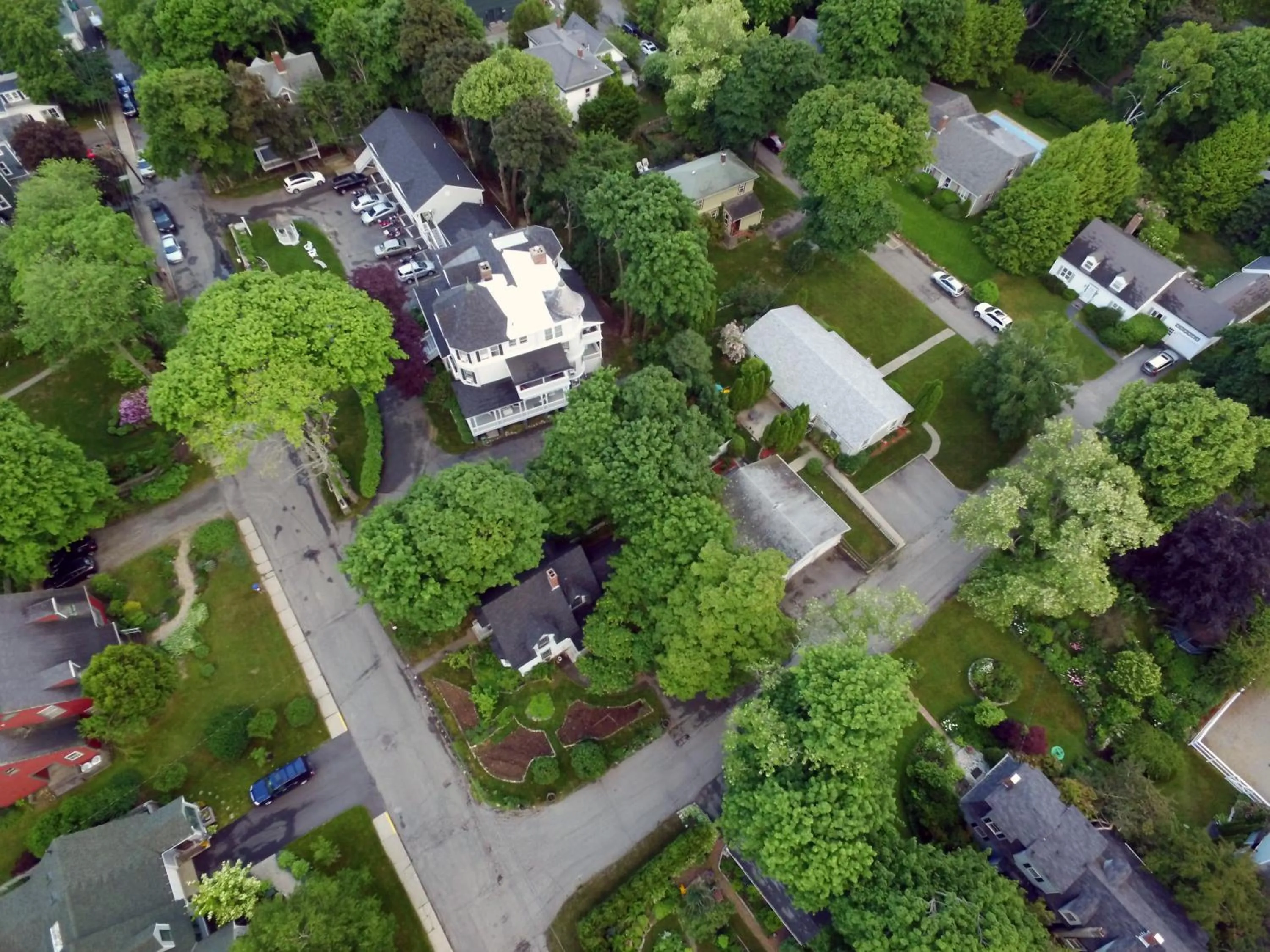Bird's eye view in Moseley Cottage Inn and The Town Motel