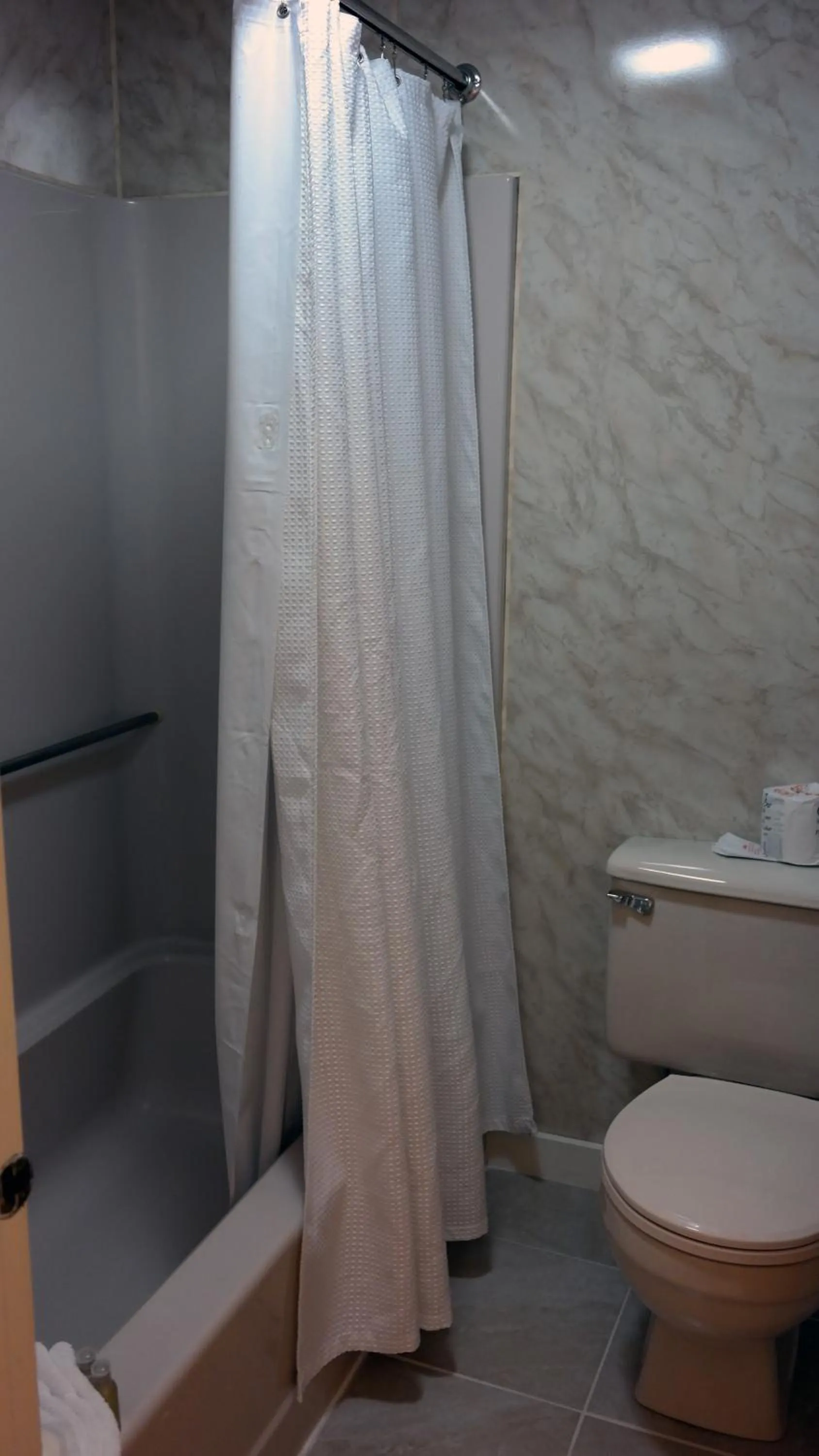 Toilet in Moseley Cottage Inn and The Town Motel