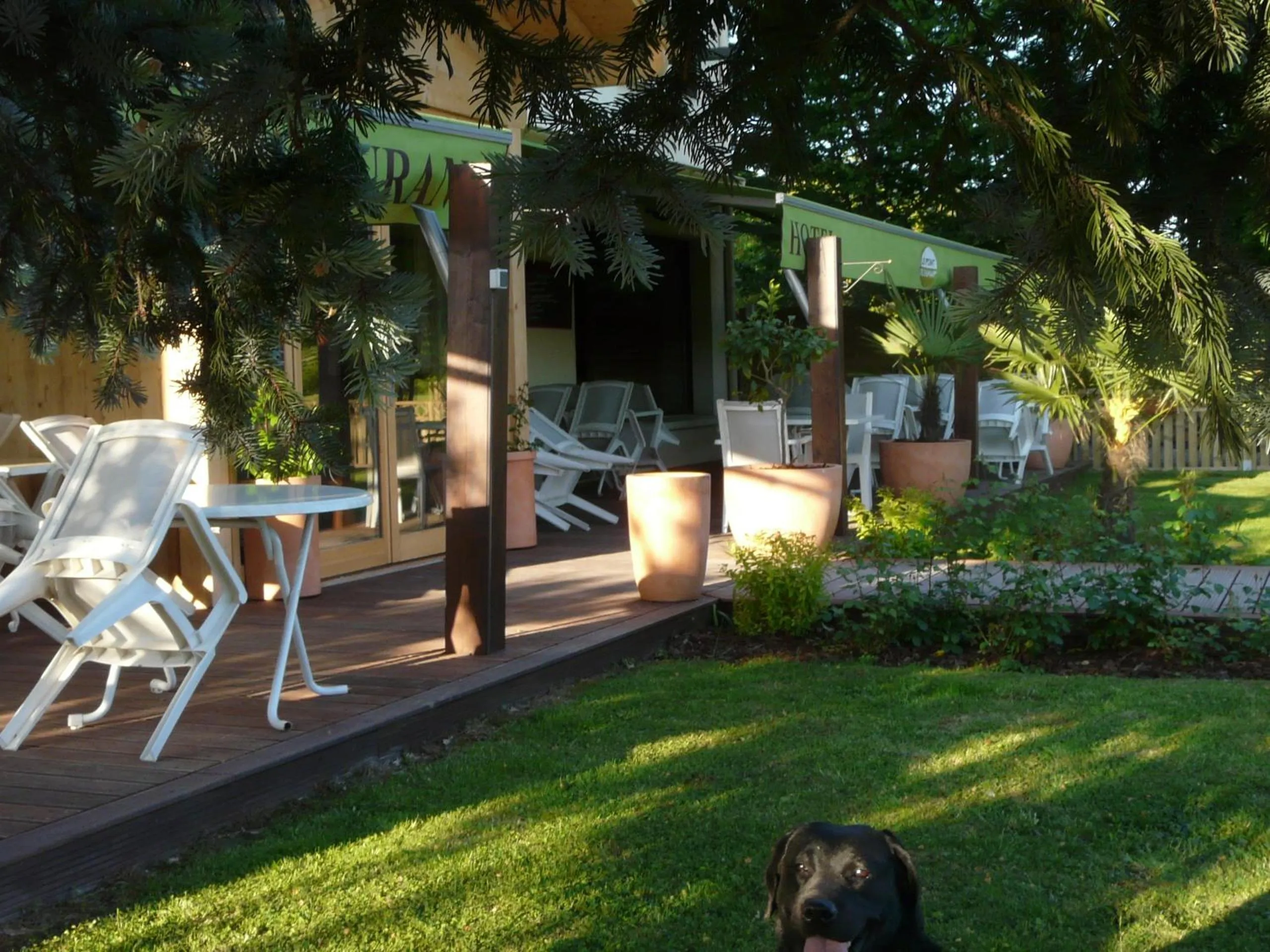 Garden in Logis Le Pont de Champ