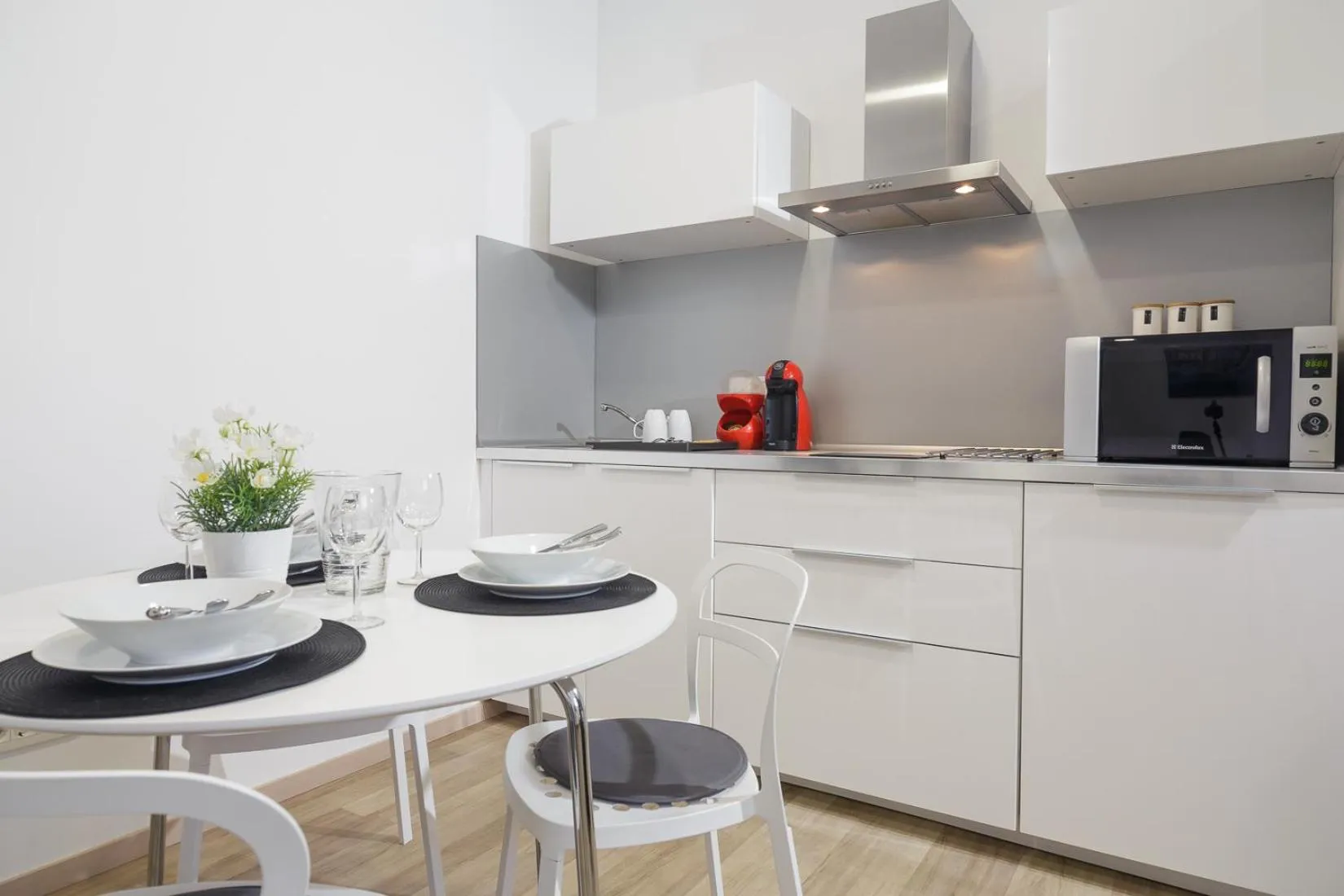Coffee/tea facilities in Aspalathos Centar Holiday - City center, a few minutes' walking distance to the UNESCO Palace, parking lot in front of the apartment