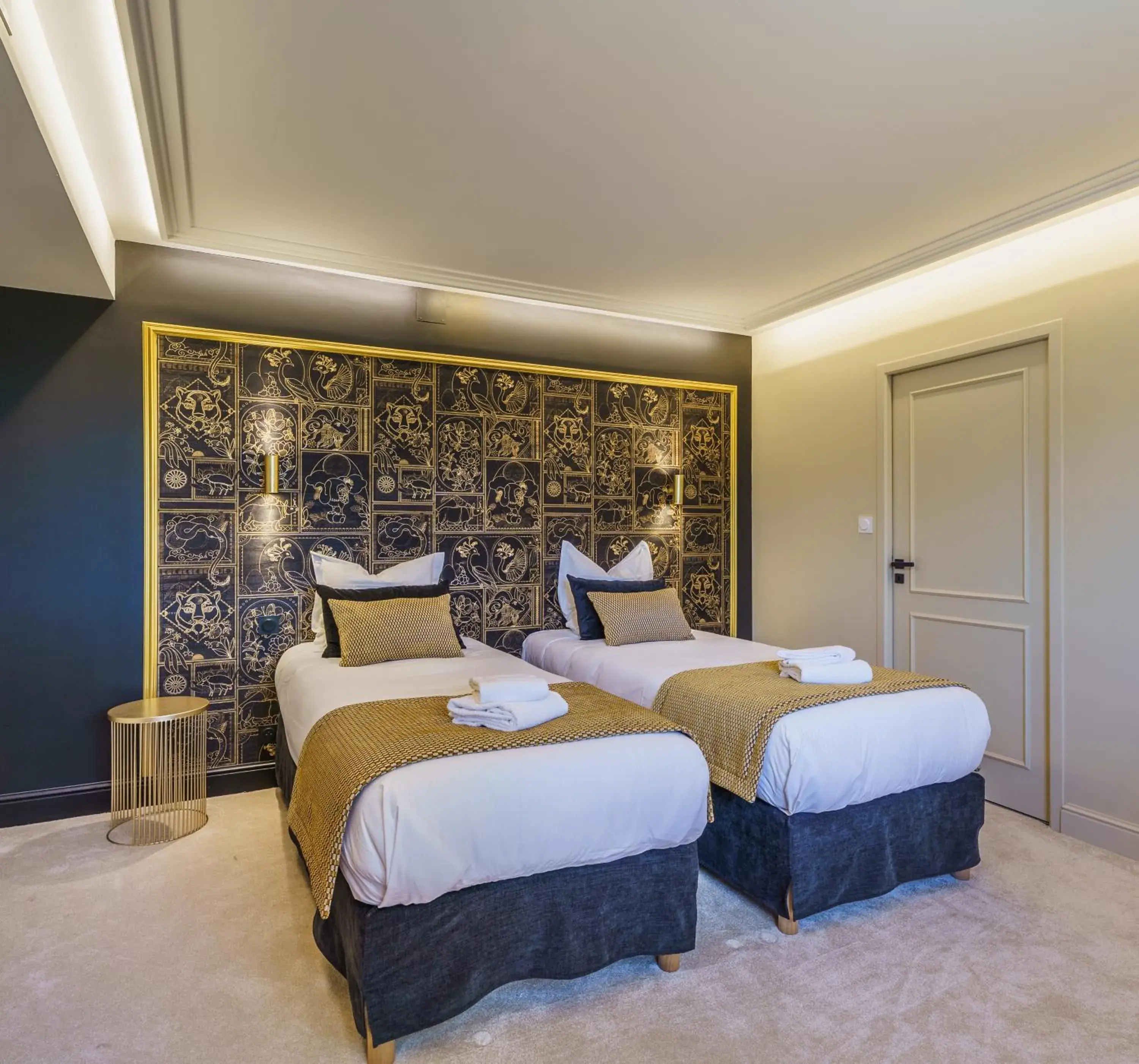 Superior Double or Twin Room in Logis Arts et Terroirs Superior Double or Twin Room in Logis Arts et Terroirs