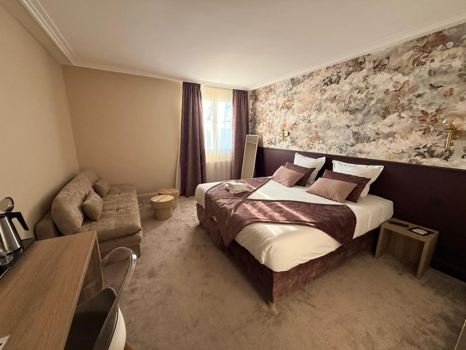 Bed in Hôtel Le Clos des Arts