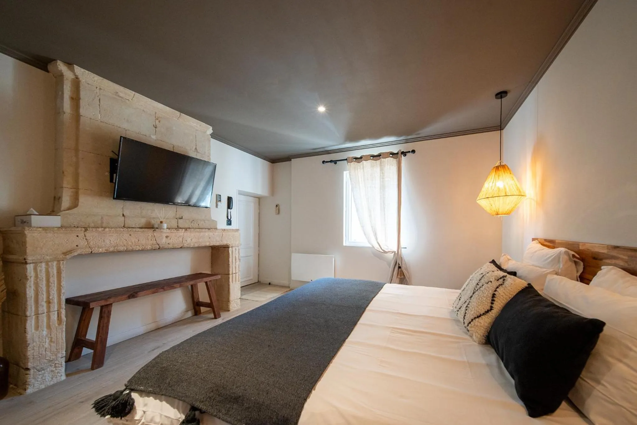 Bed in Hôtel Rive Sud