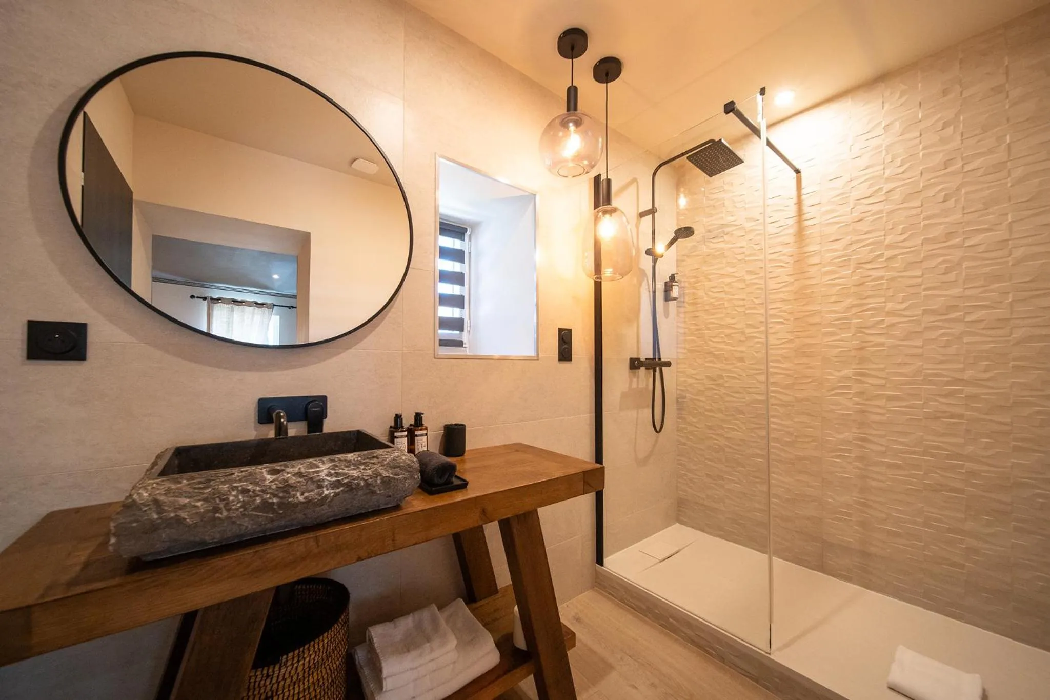 Bathroom in Hôtel Rive Sud