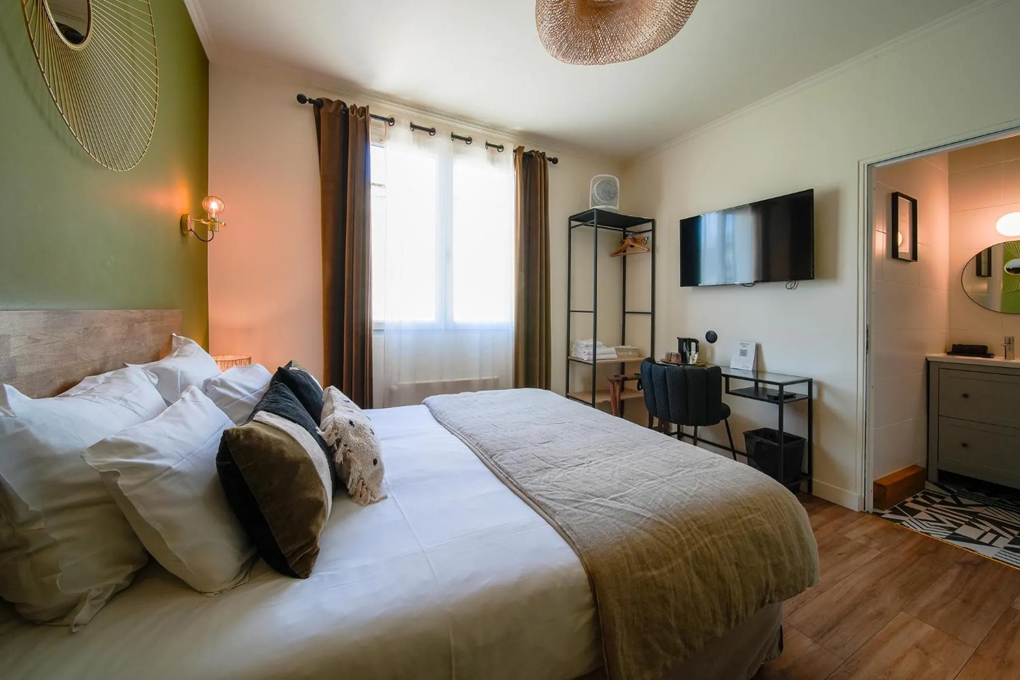 Bed in Hôtel Rive Sud