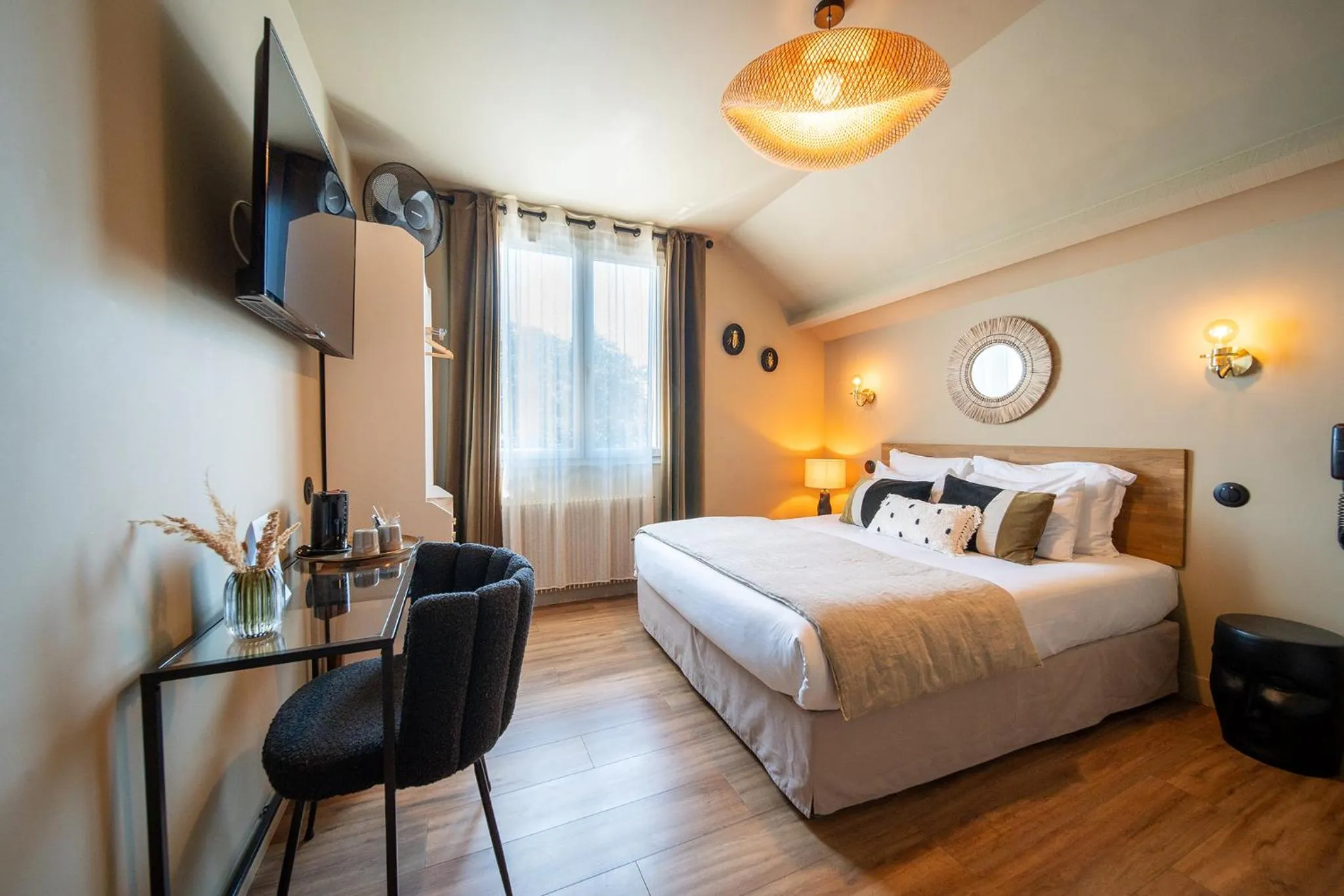 Bed in Hôtel Rive Sud