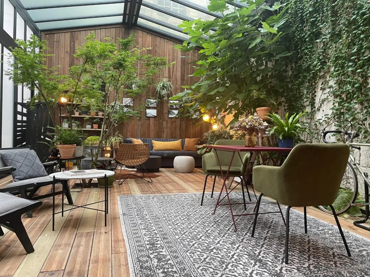 Patio in Casa Blanca B&B