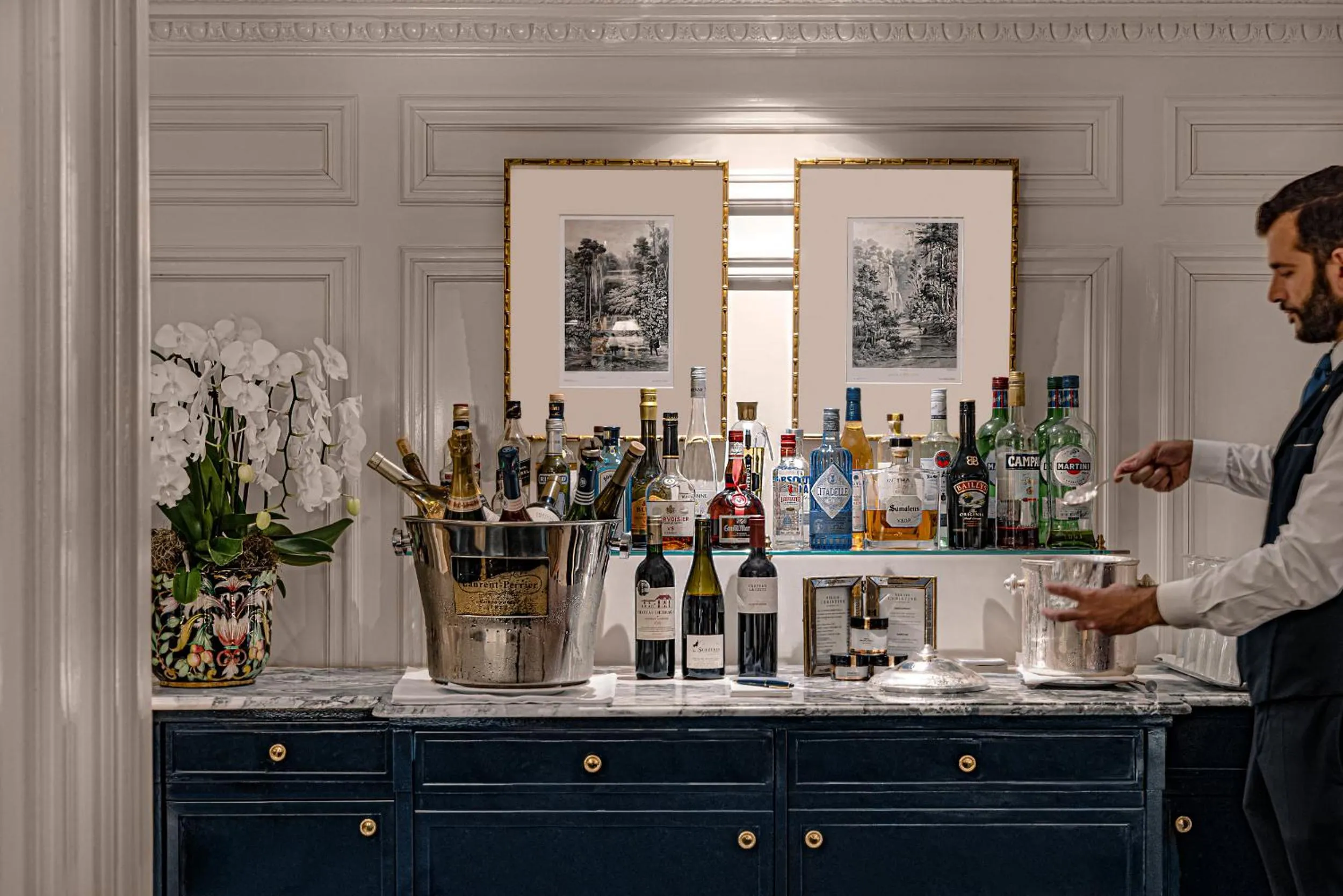 Lounge or bar in Relais Christine