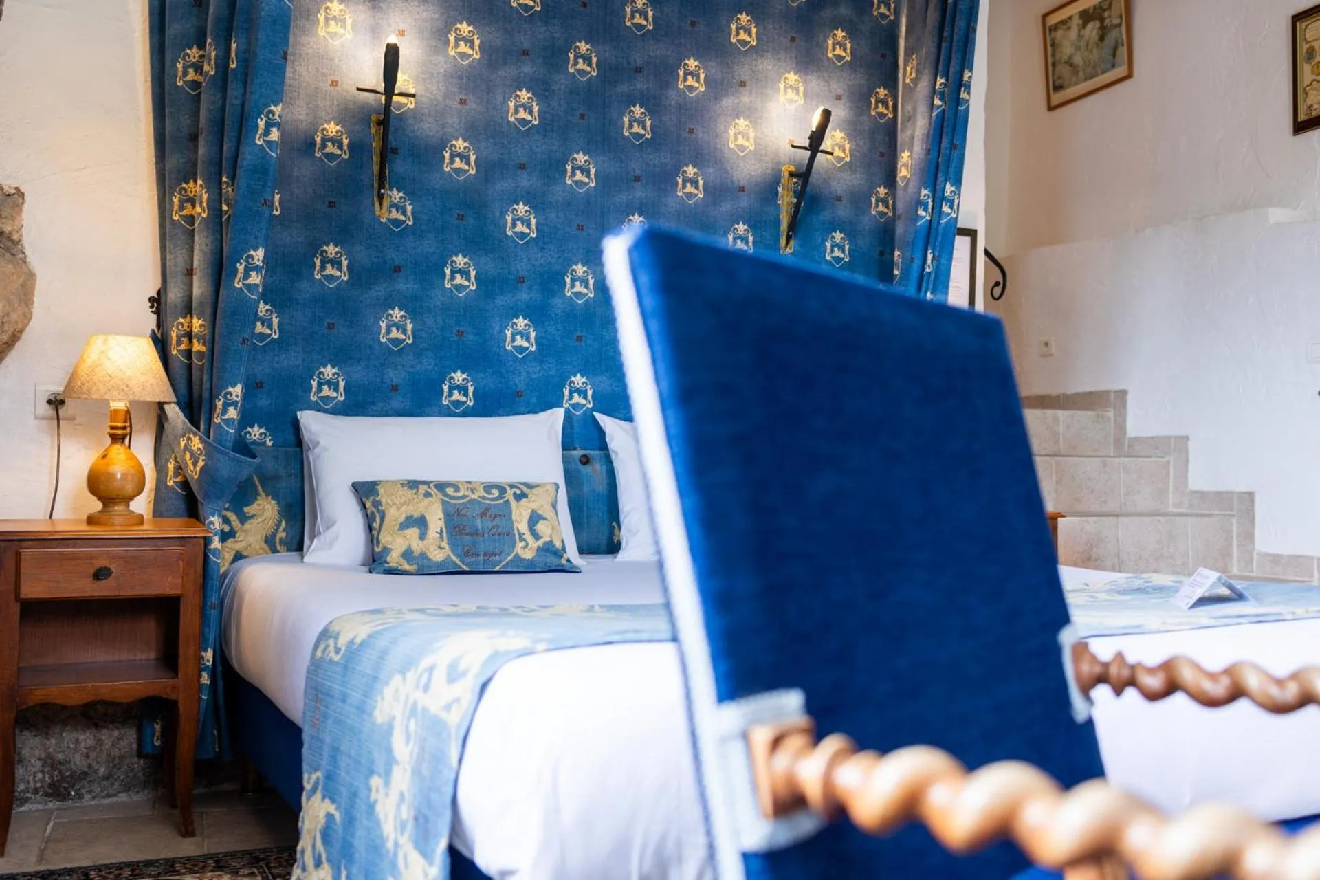 Bedroom in Château de Trigance