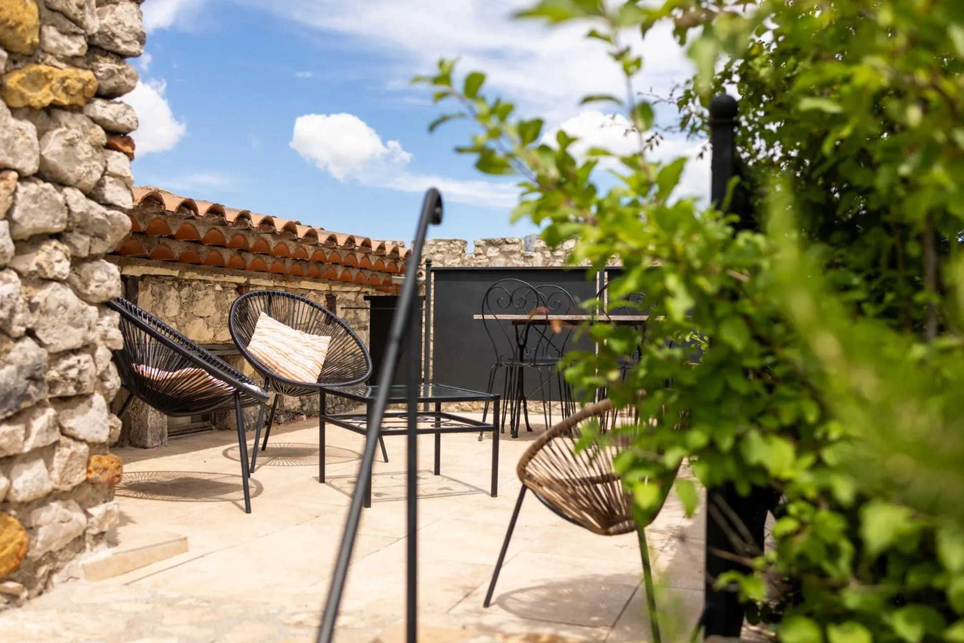 Balcony/Terrace in Château de Trigance