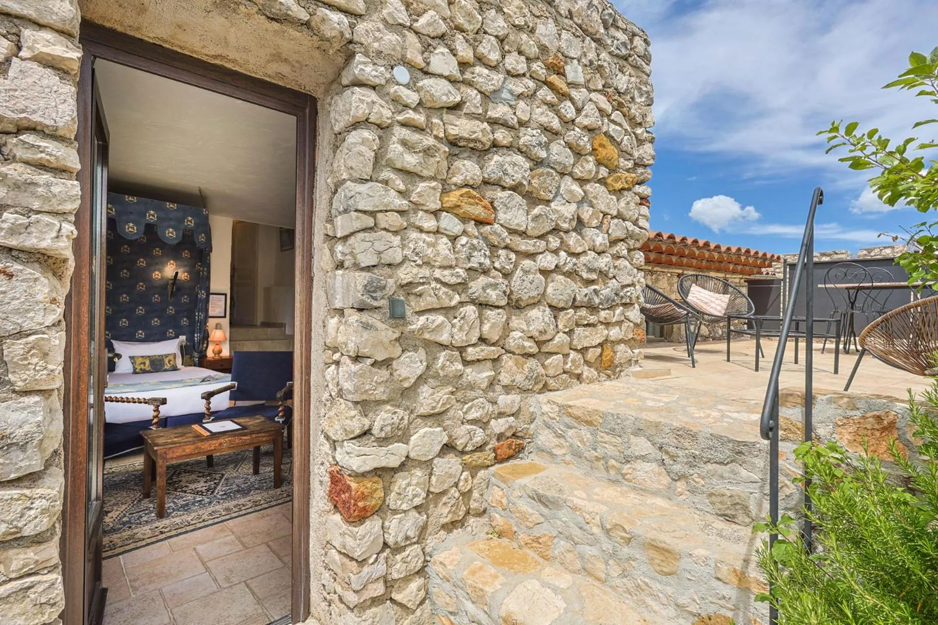 Patio in Château de Trigance