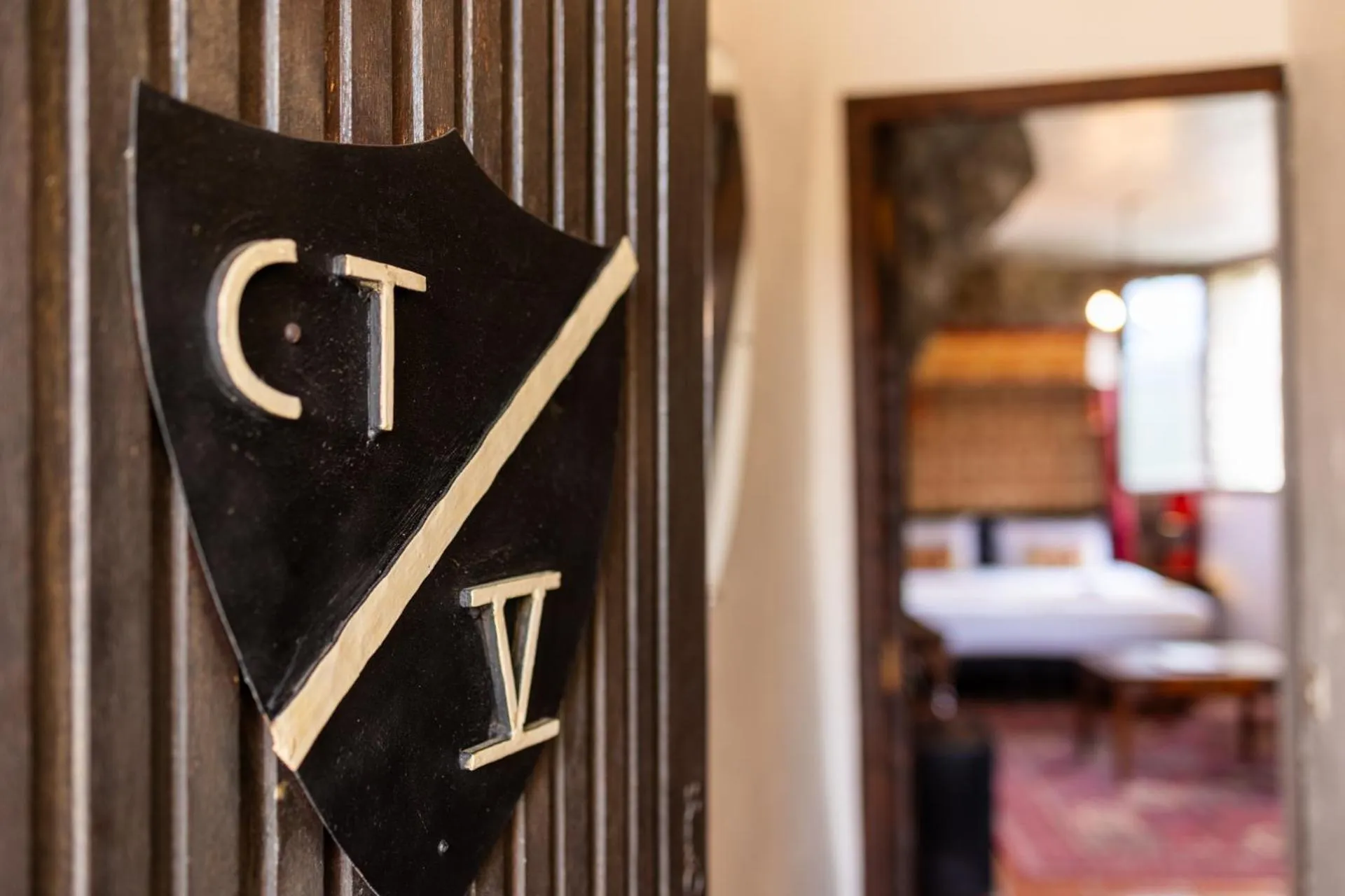 Bedroom in Château de Trigance
