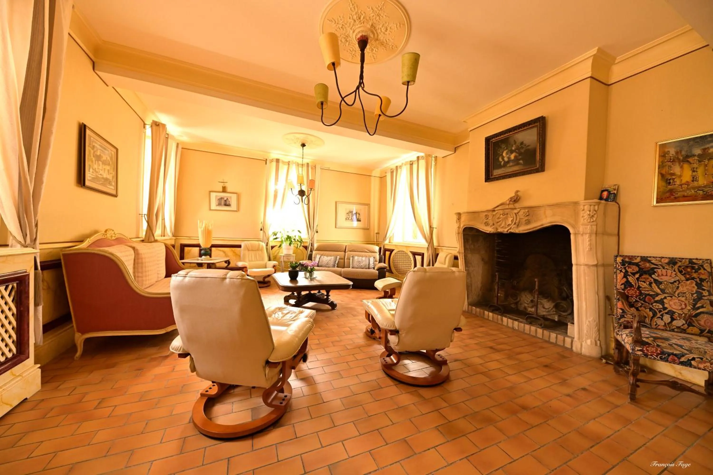 Living room in Domaine de Brou
