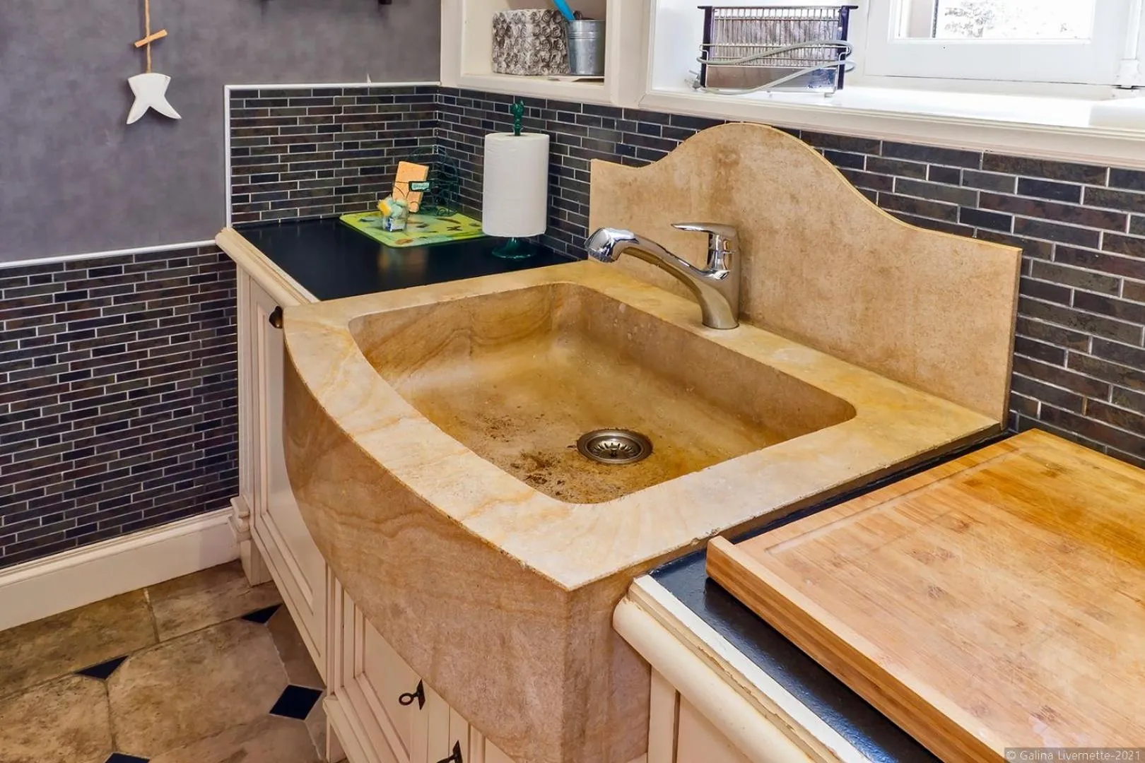 Kitchen or kitchenette in Domaine de Brou