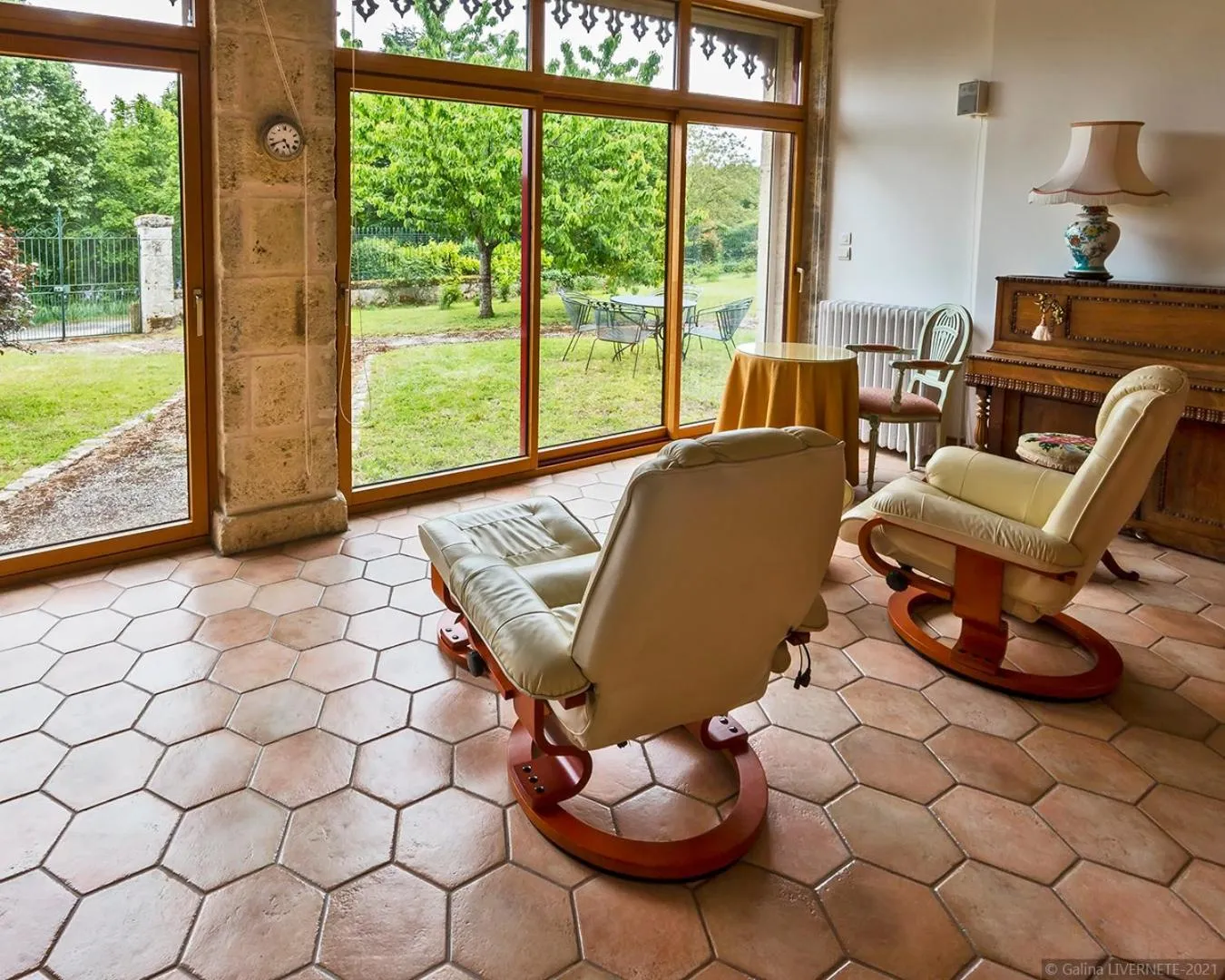 Living room in Domaine de Brou