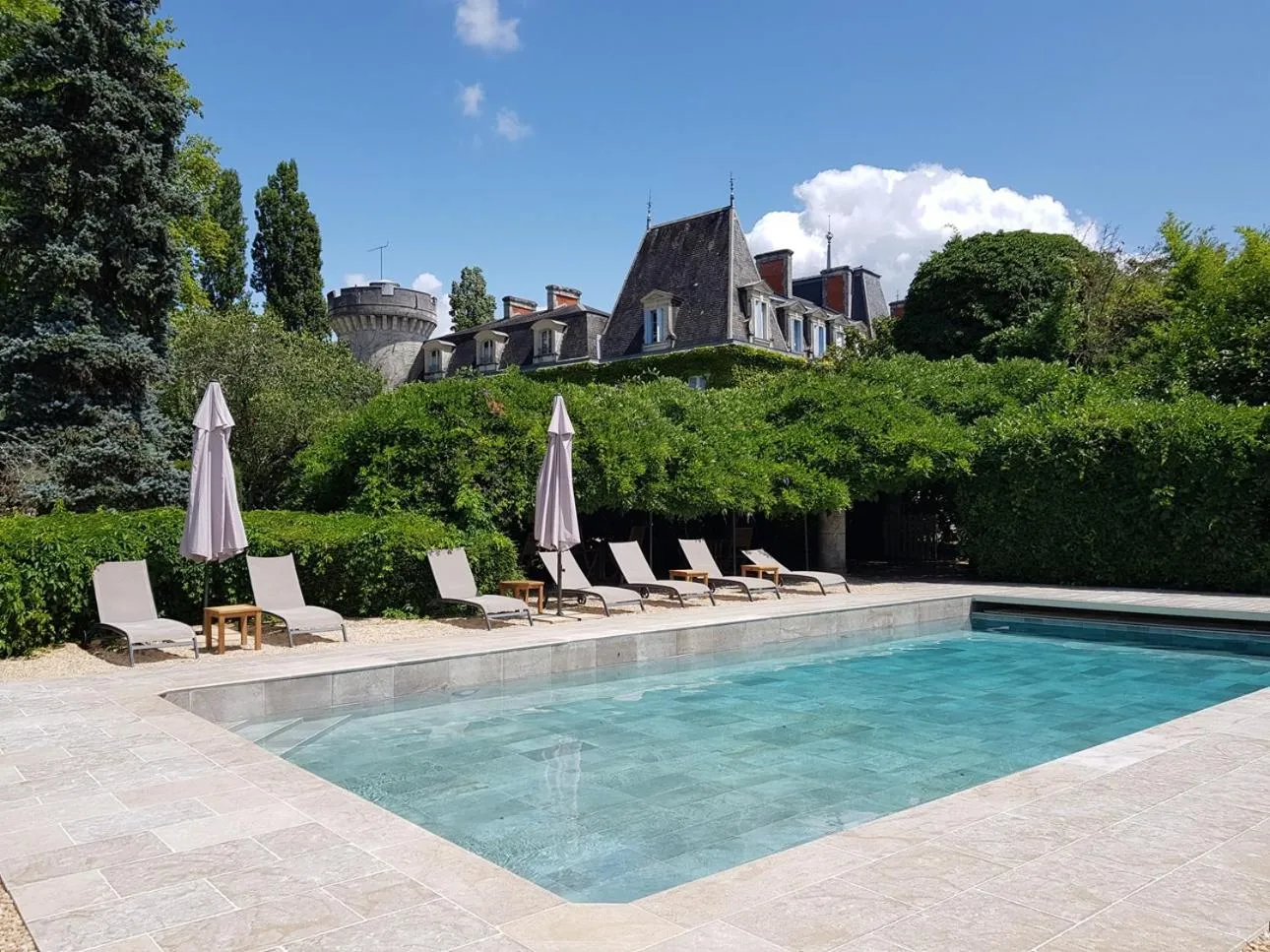 Swimming pool in Château de Lalande - Teritoria - Périgueux