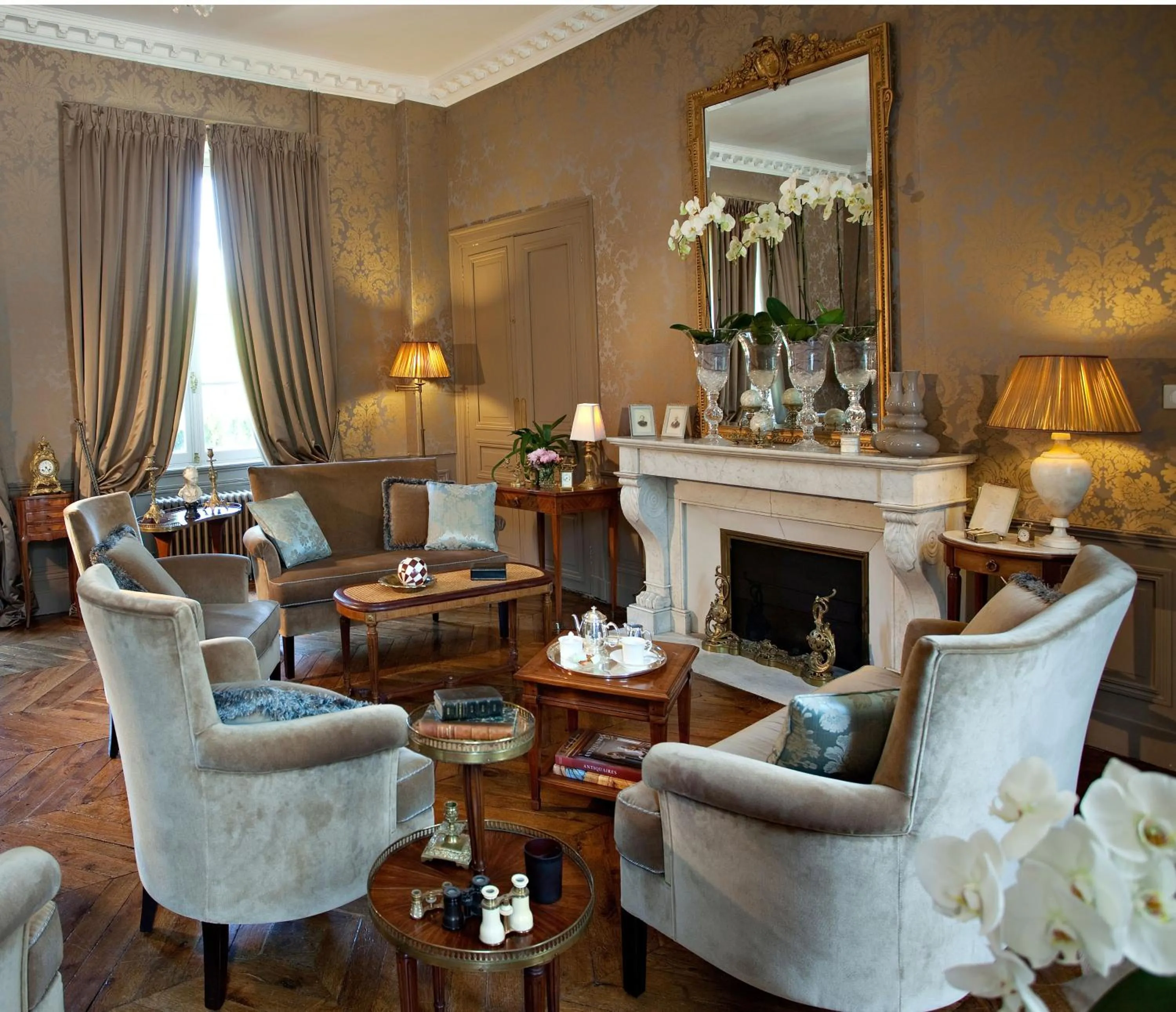 Living room in Château de Lalande - Teritoria - Périgueux