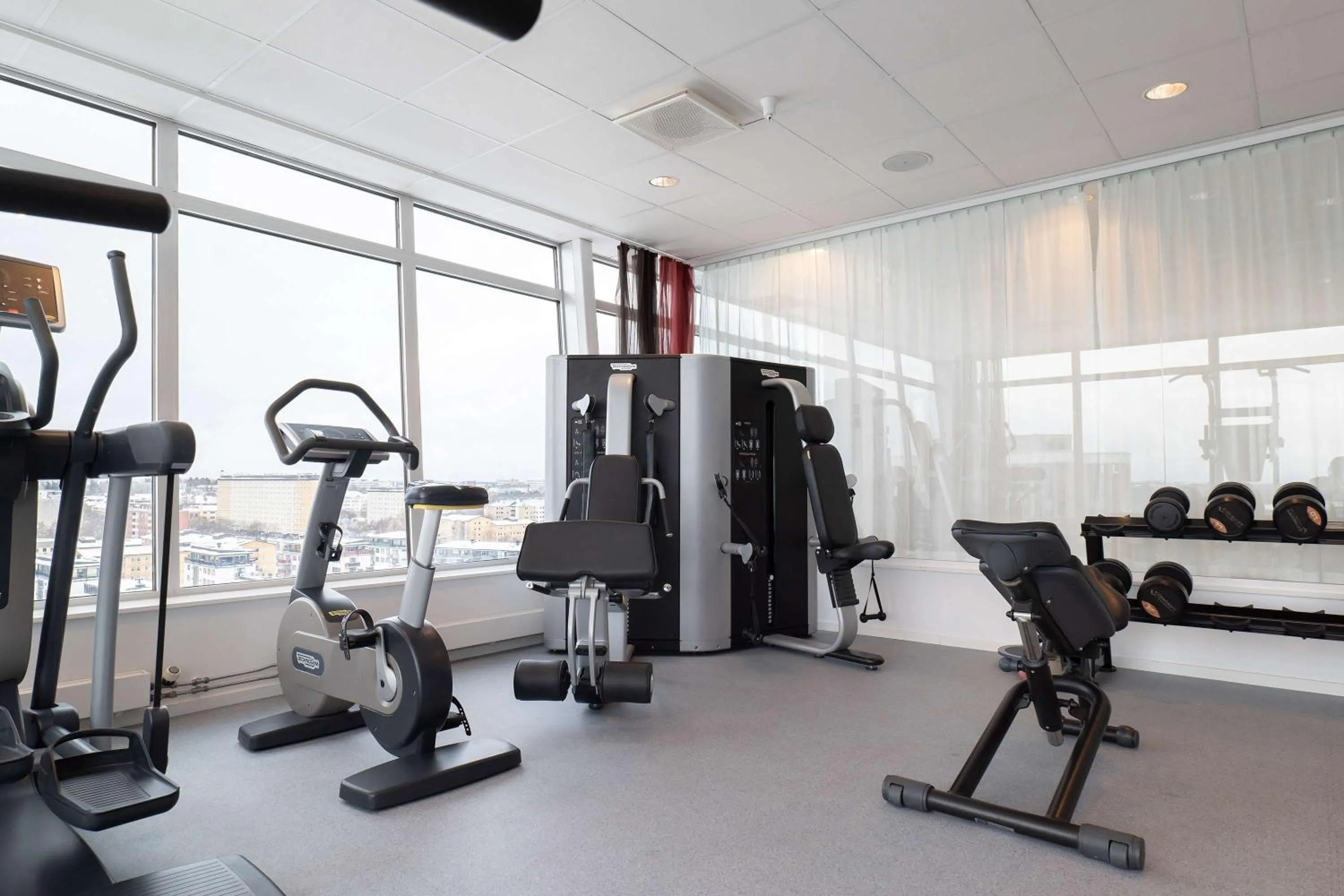 Fitness centre/facilities in Park Inn by Radisson Solna