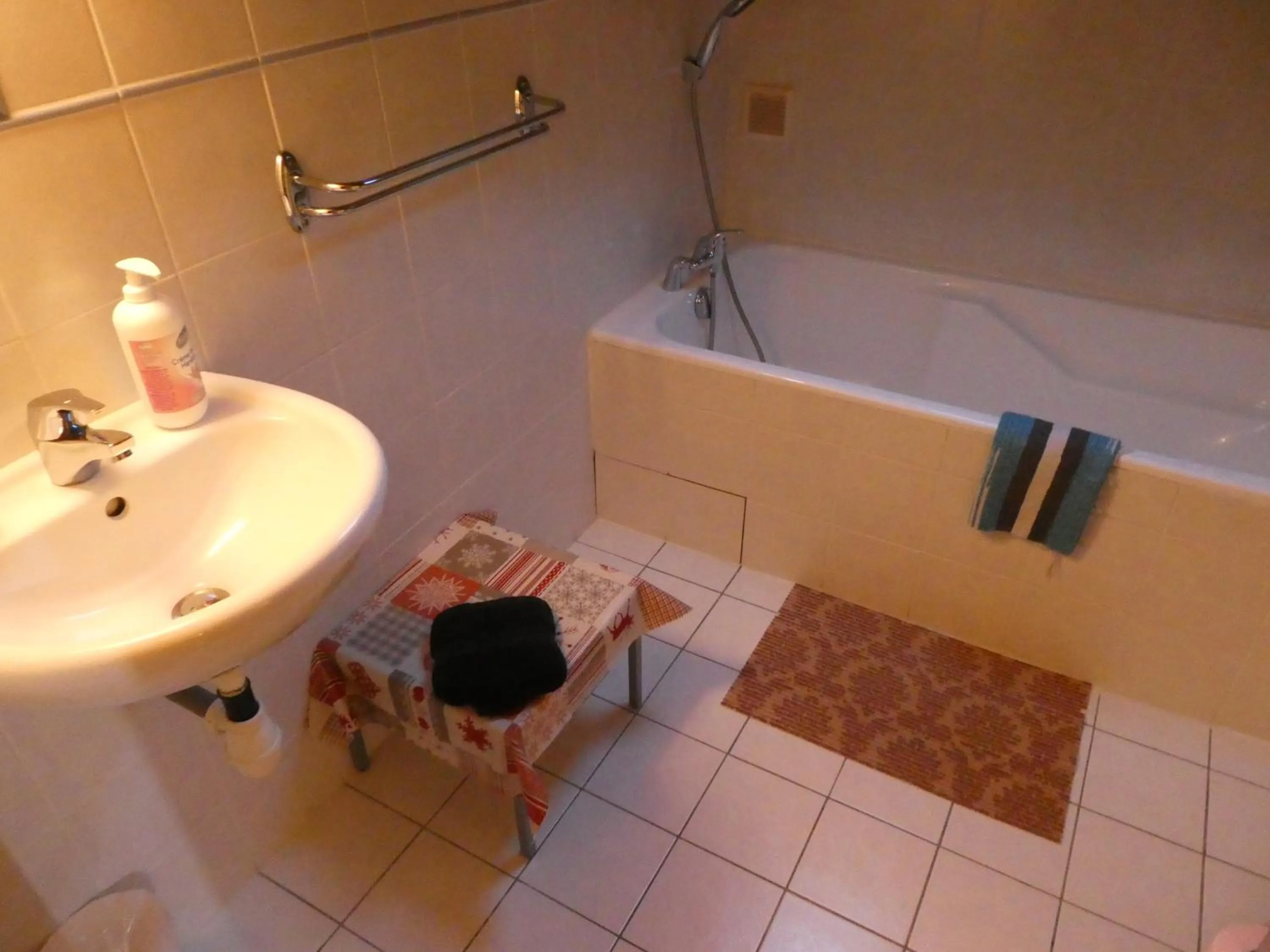 Bathroom in Central Hostel Chatel