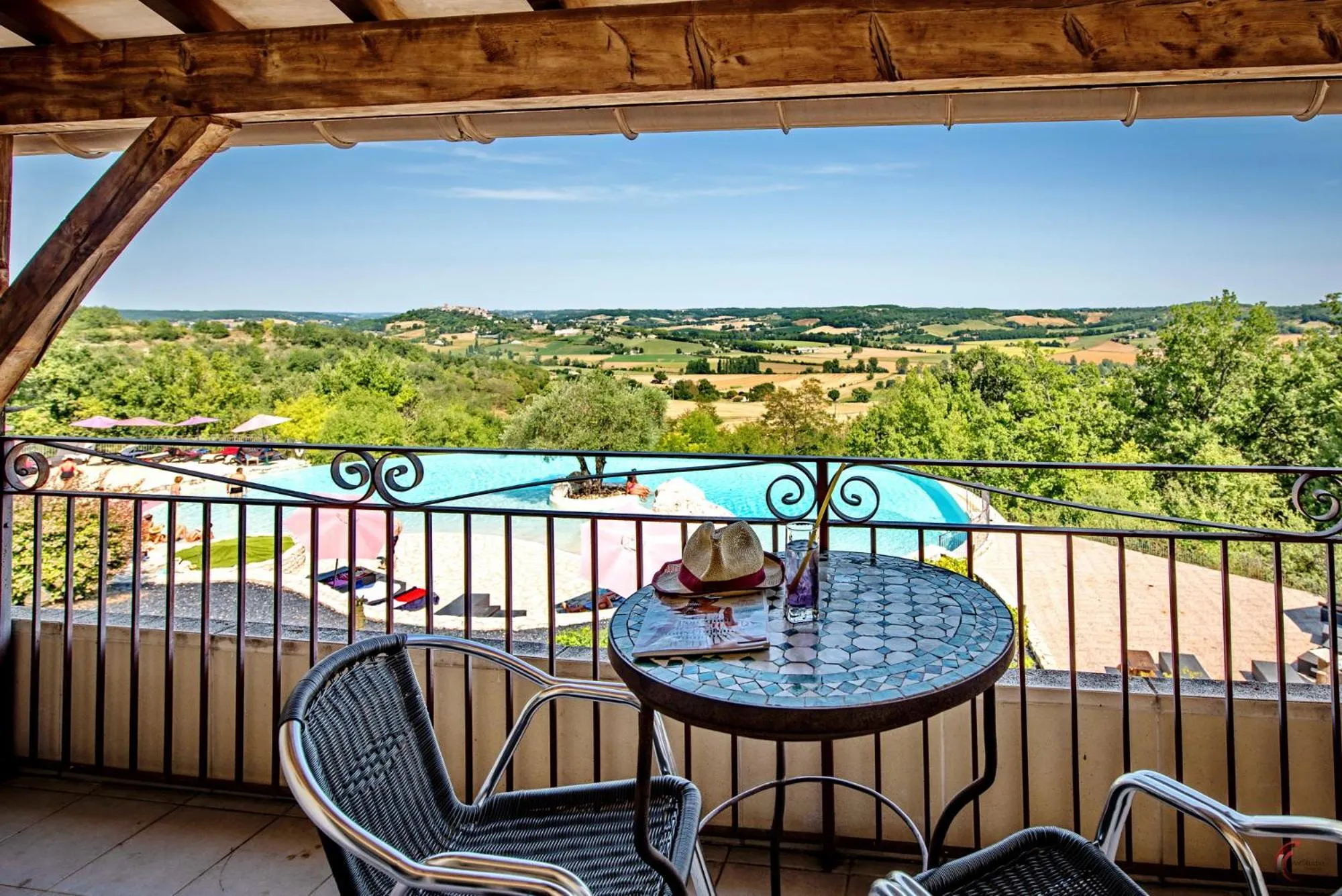 Balcony/Terrace in Le Belvédère Hotel et Bien être