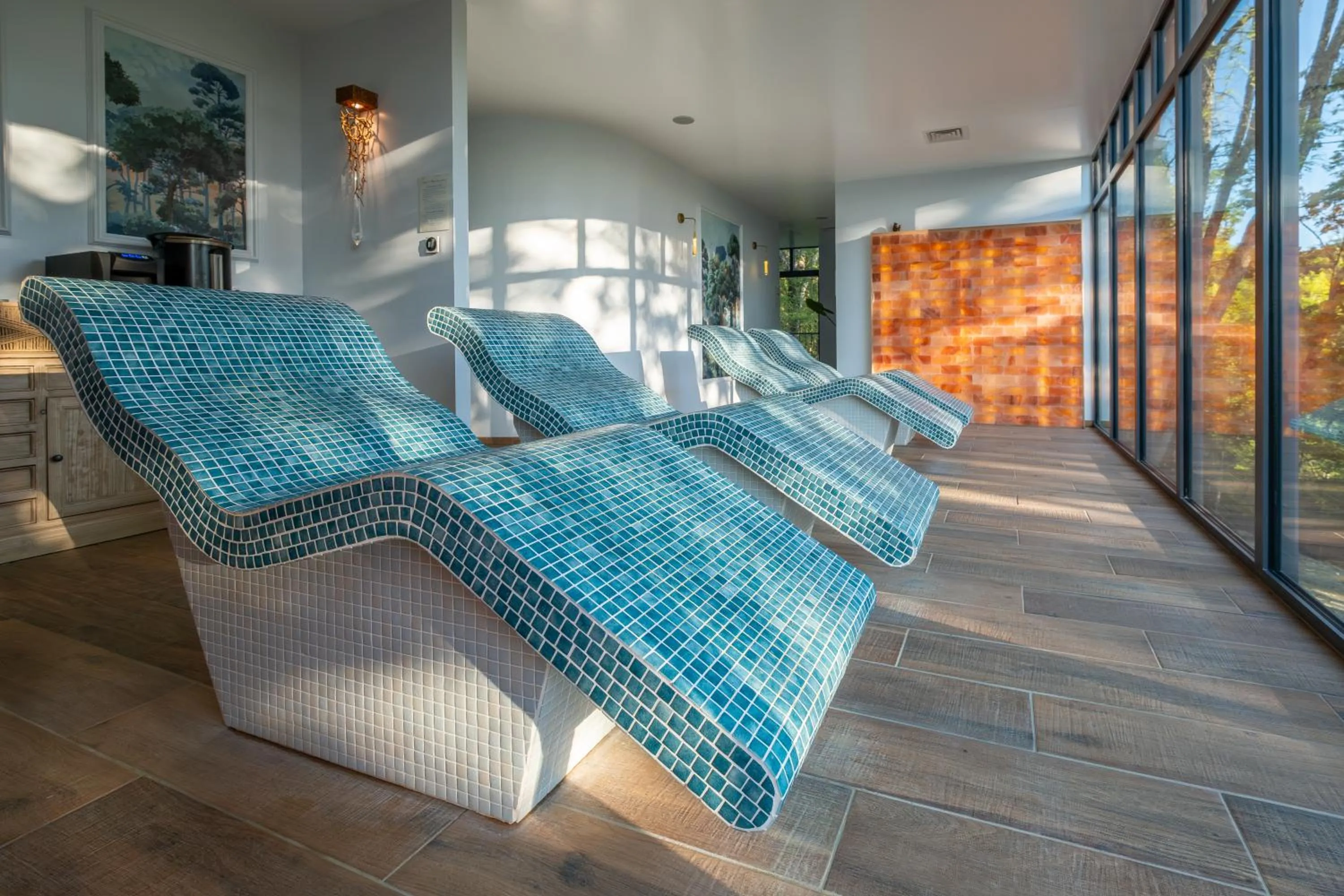 Solarium in Le Belvédère Hotel et Bien être