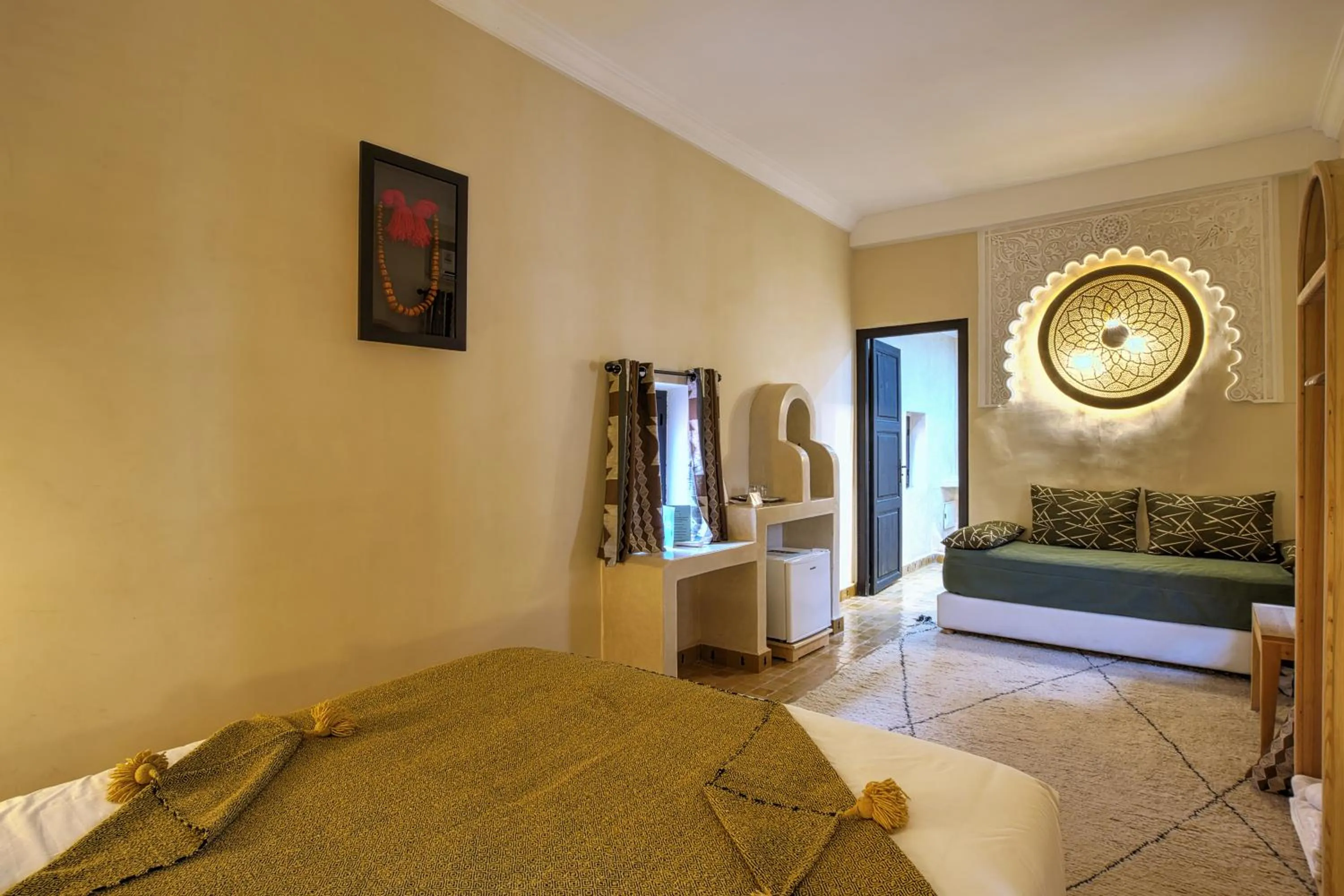 Photo of the whole room, Bed in Riad Bijoux Marrakech