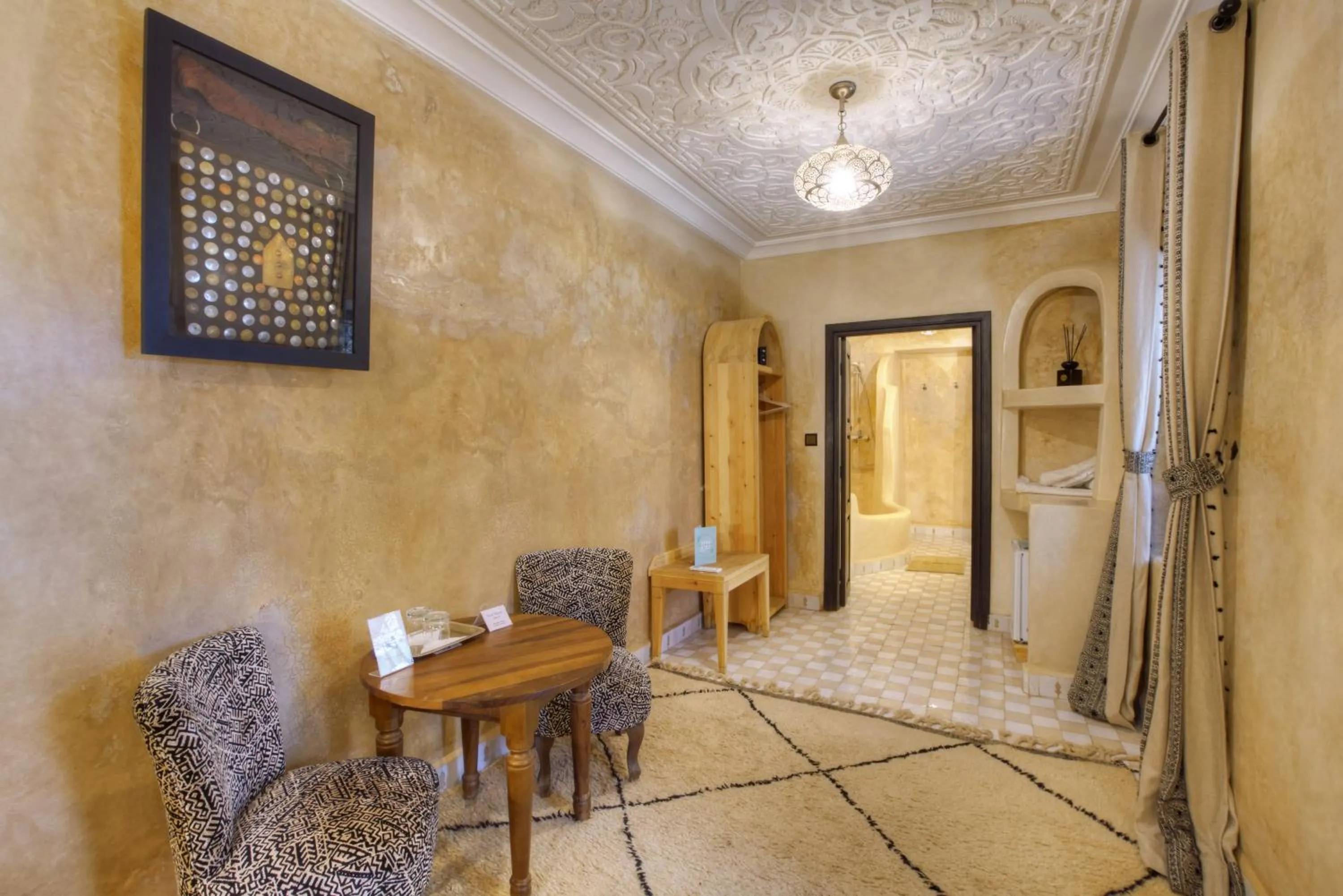 Living room in Riad Bijoux Marrakech