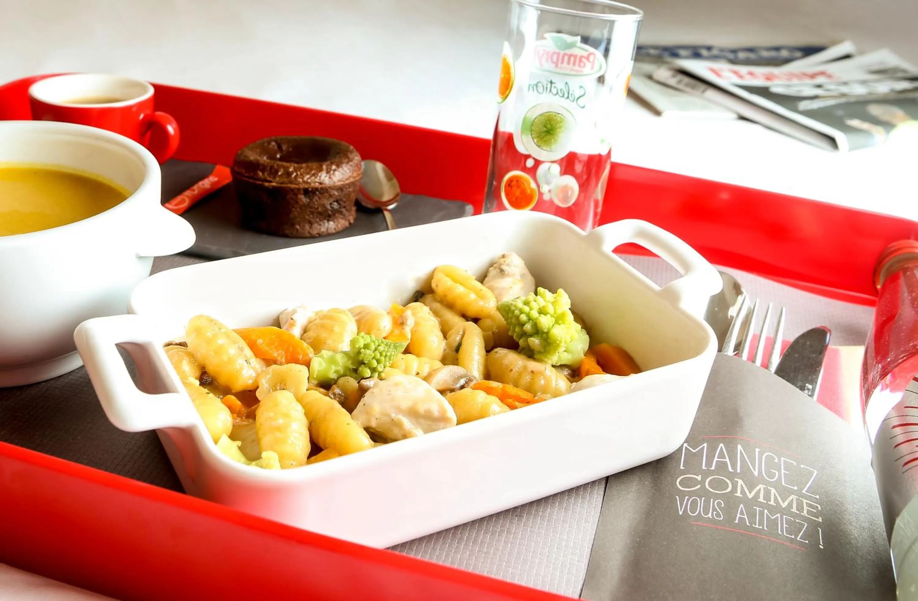 Food close-up in ibis Nemours