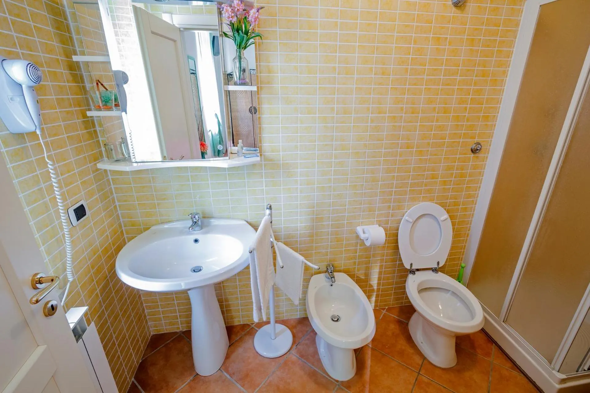 Bathroom in B&B Centro Ippico Andrea