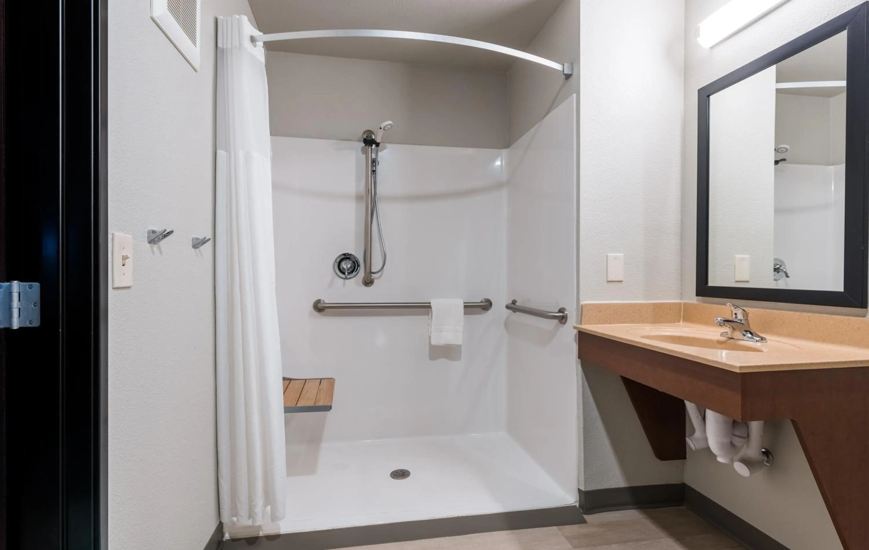 Bathroom in My Place Hotel-Loveland, CO