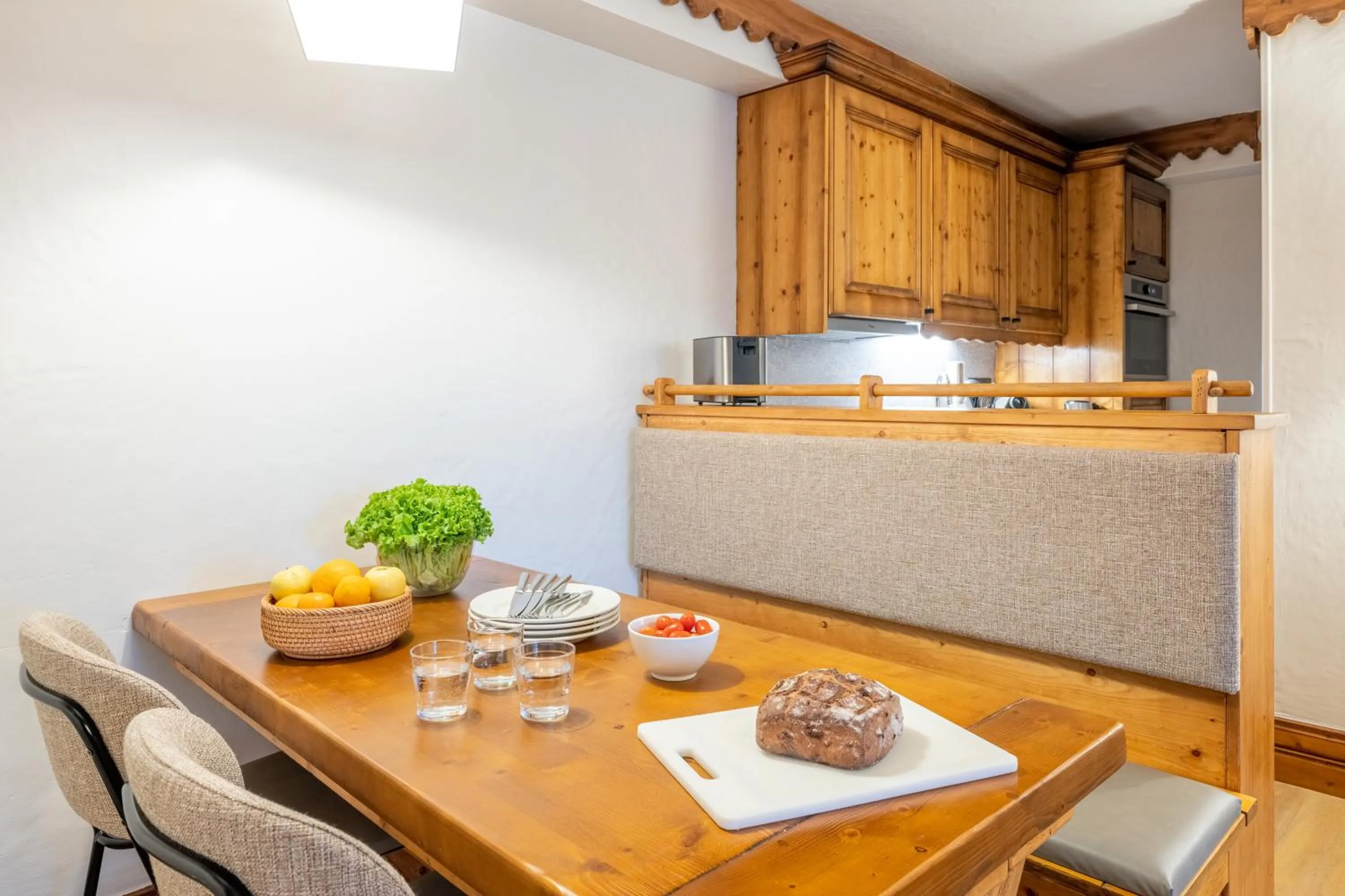 Kitchen or kitchenette in Résidence Pierre & Vacances Premium La Ginabelle