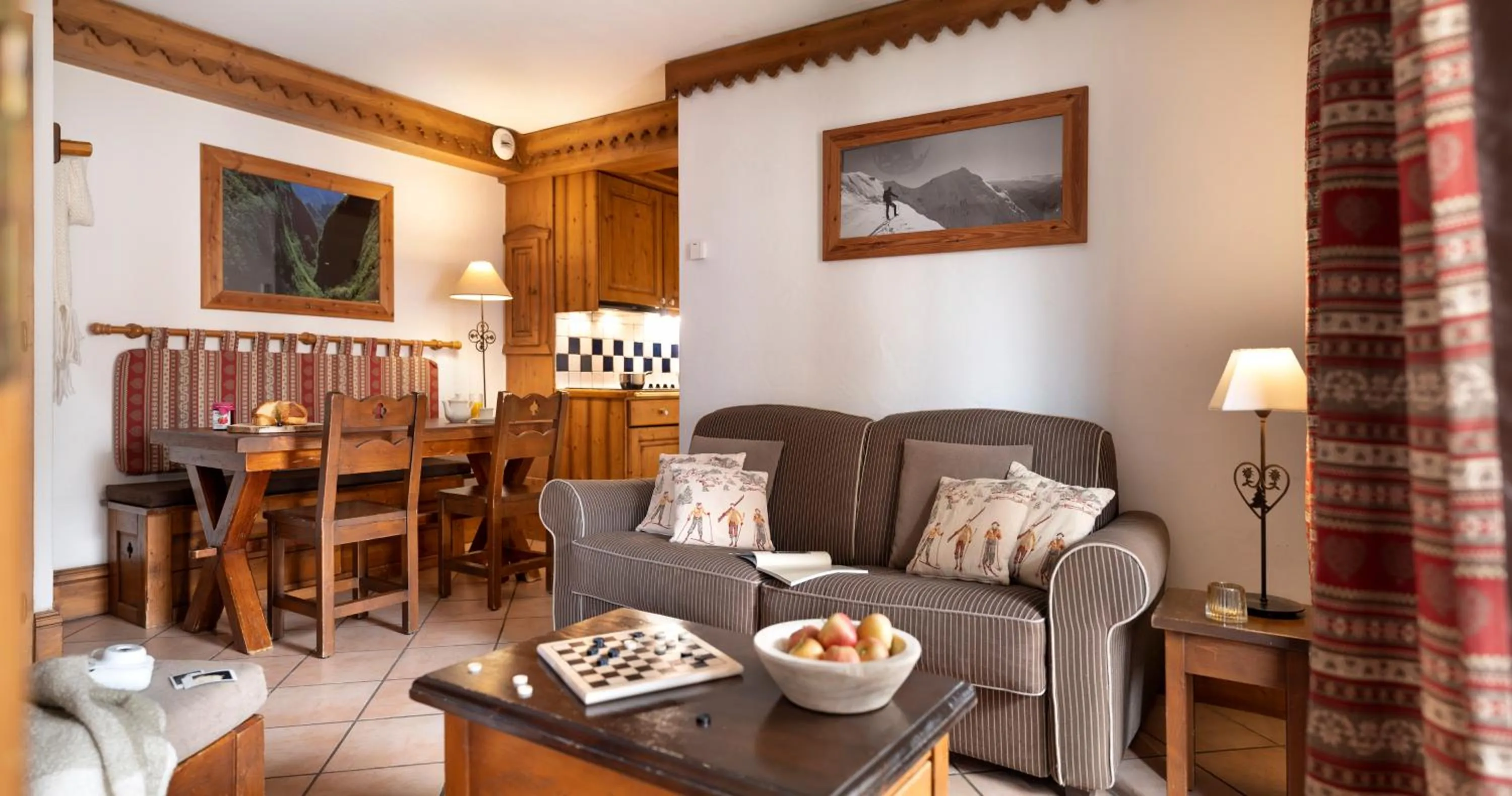 Living room in Résidence Pierre & Vacances Premium La Ginabelle