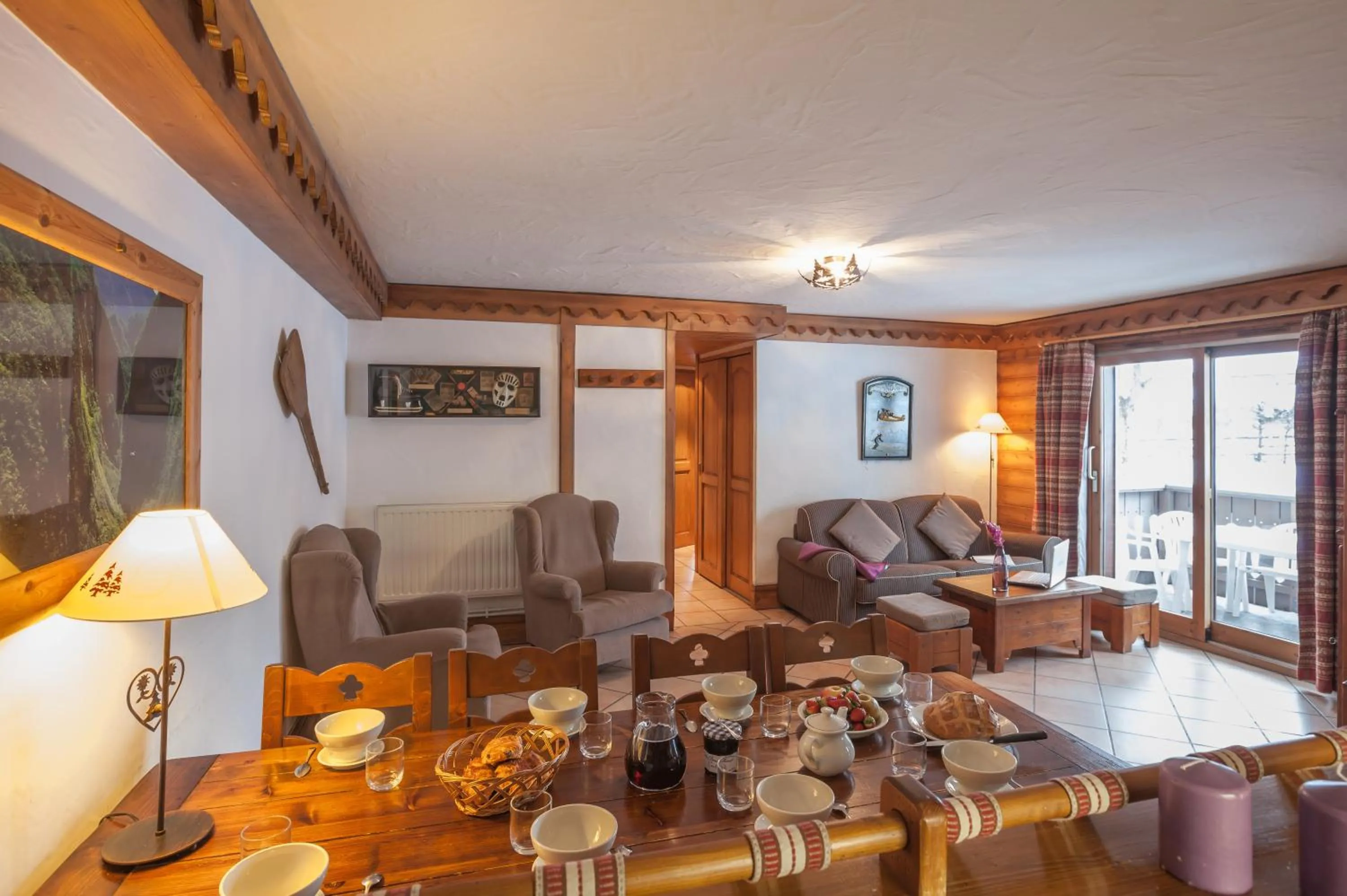 Living room in Résidence Pierre & Vacances Premium La Ginabelle