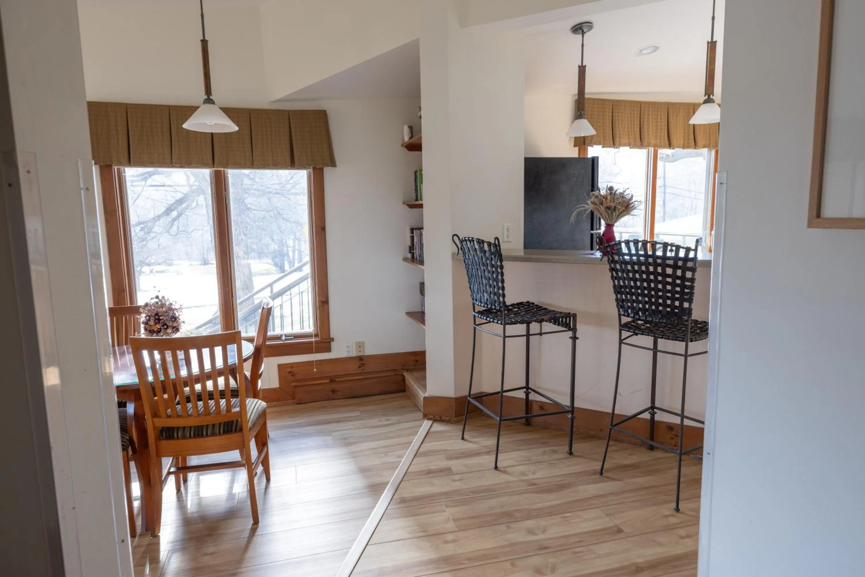 Dining area in Winwood Condominiums by Windham Mountain Club