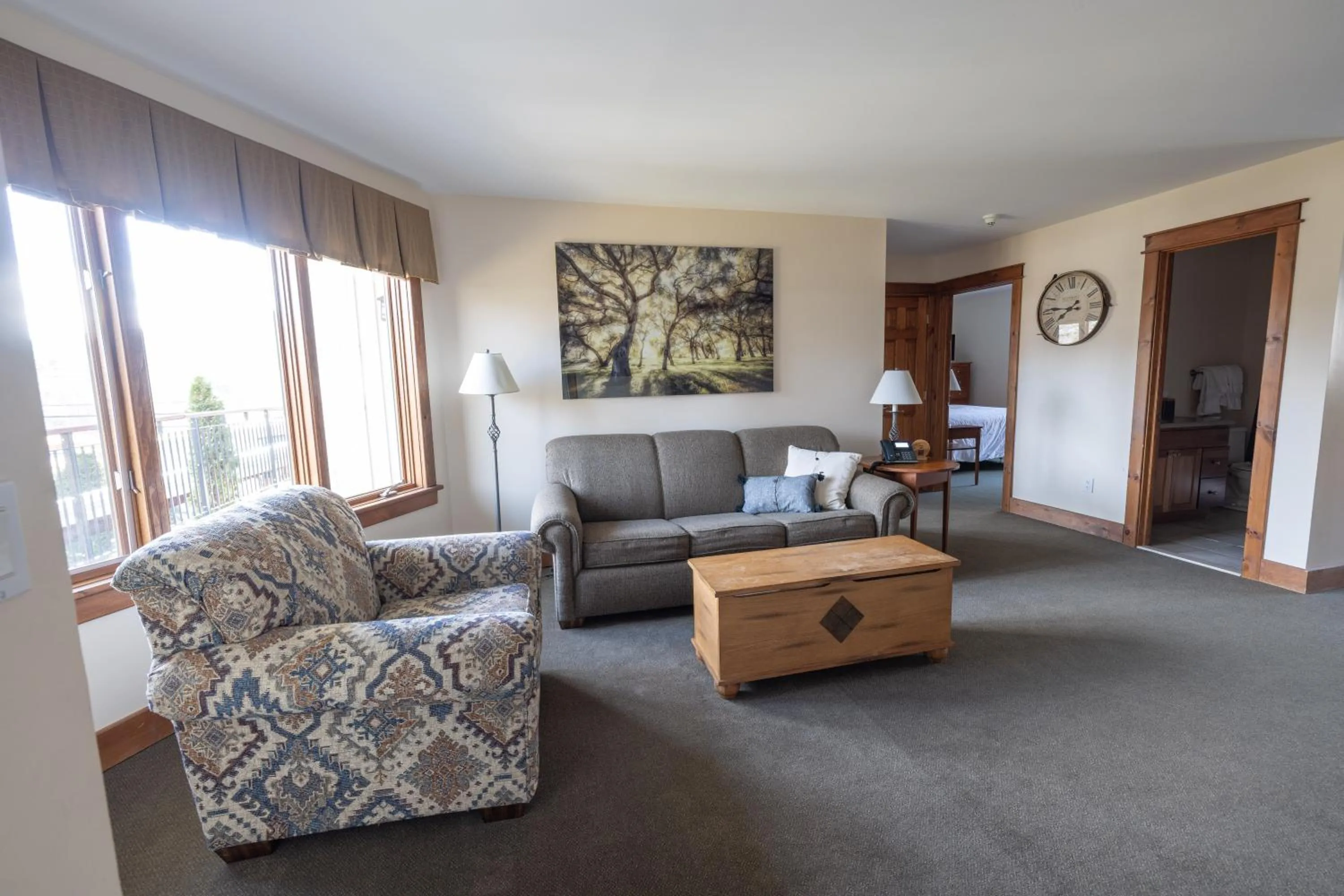 Living room in Winwood Condominiums by Windham Mountain Club