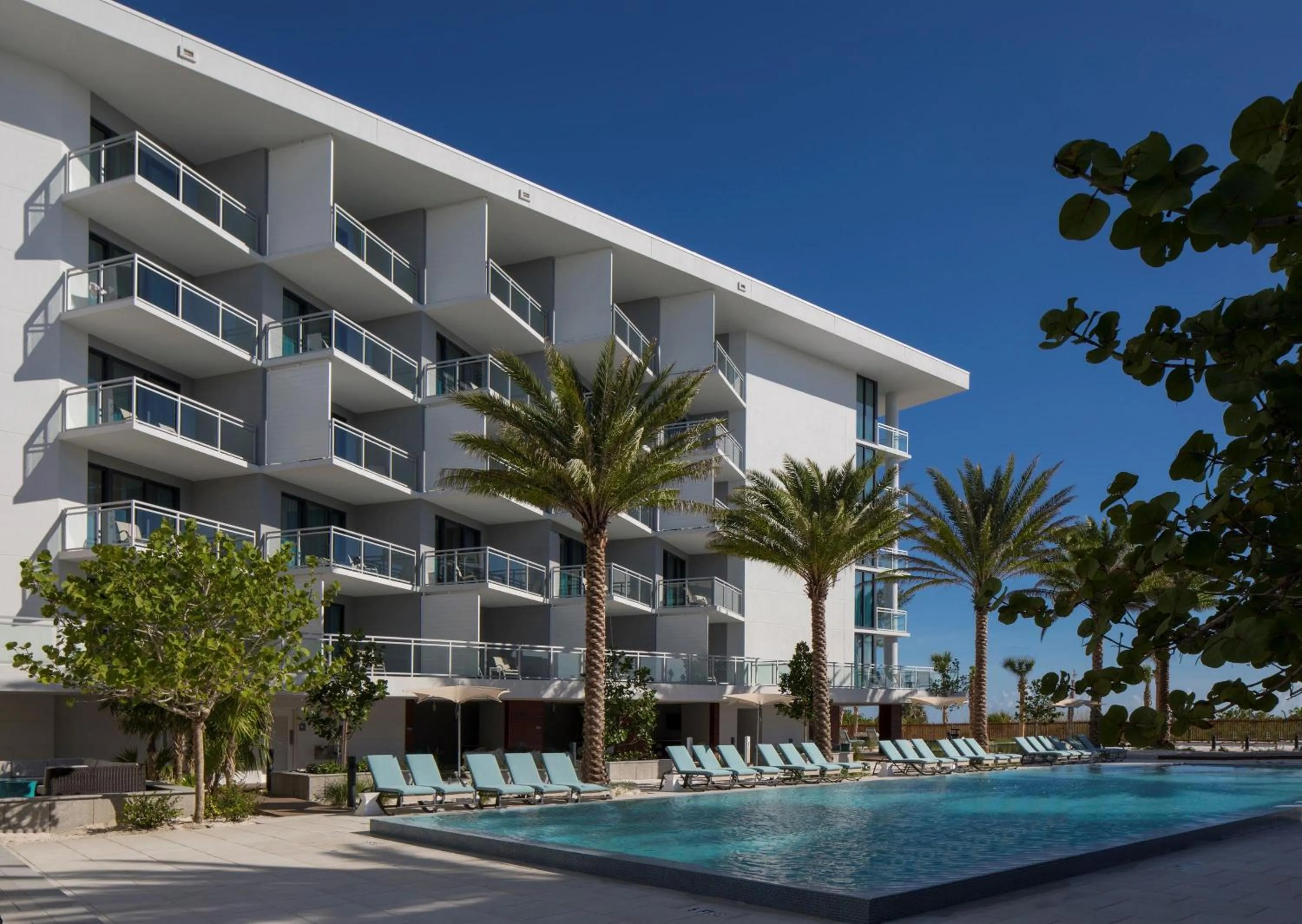 Property building in Zota Beach Resort