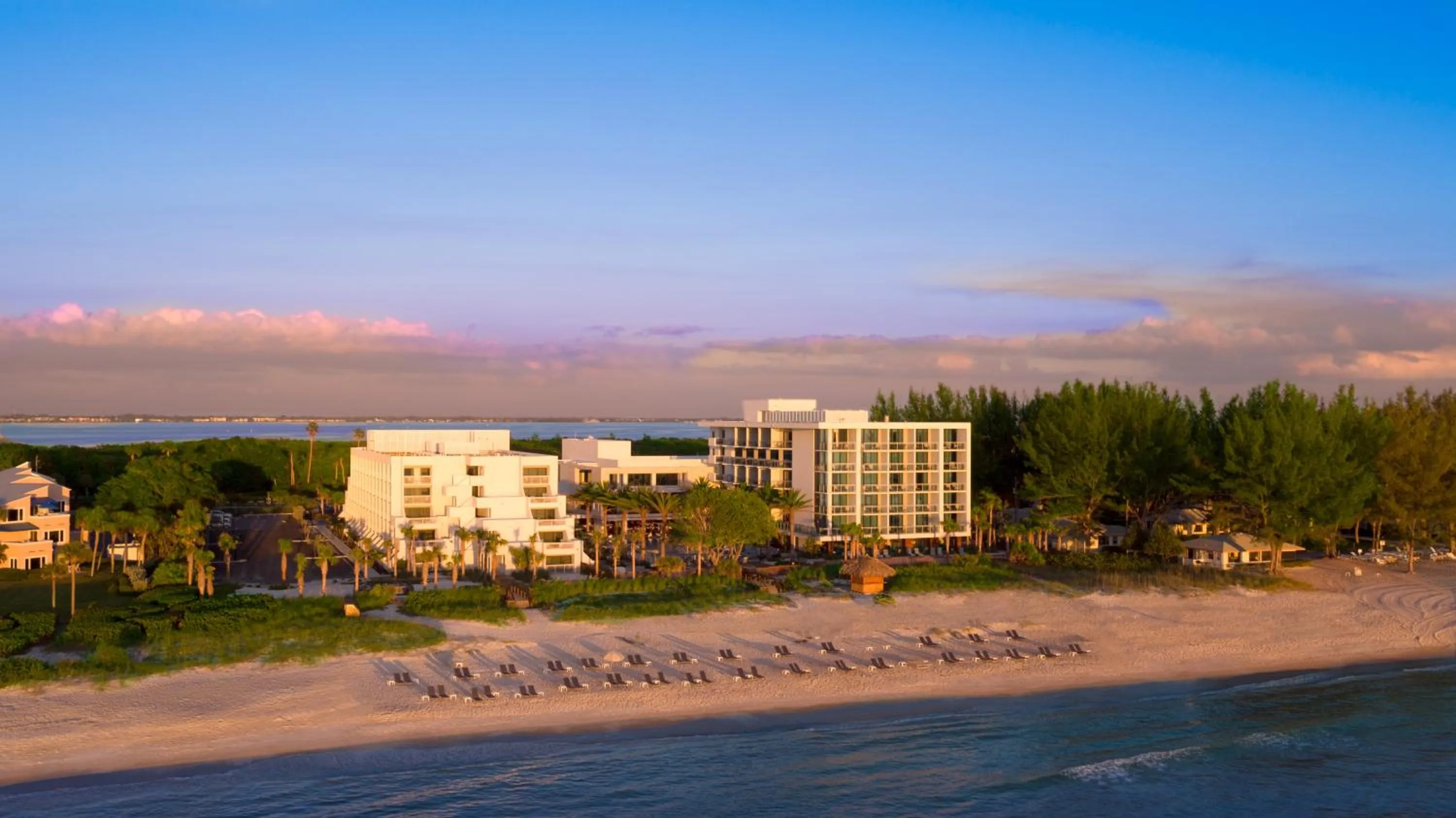 Property building in Zota Beach Resort