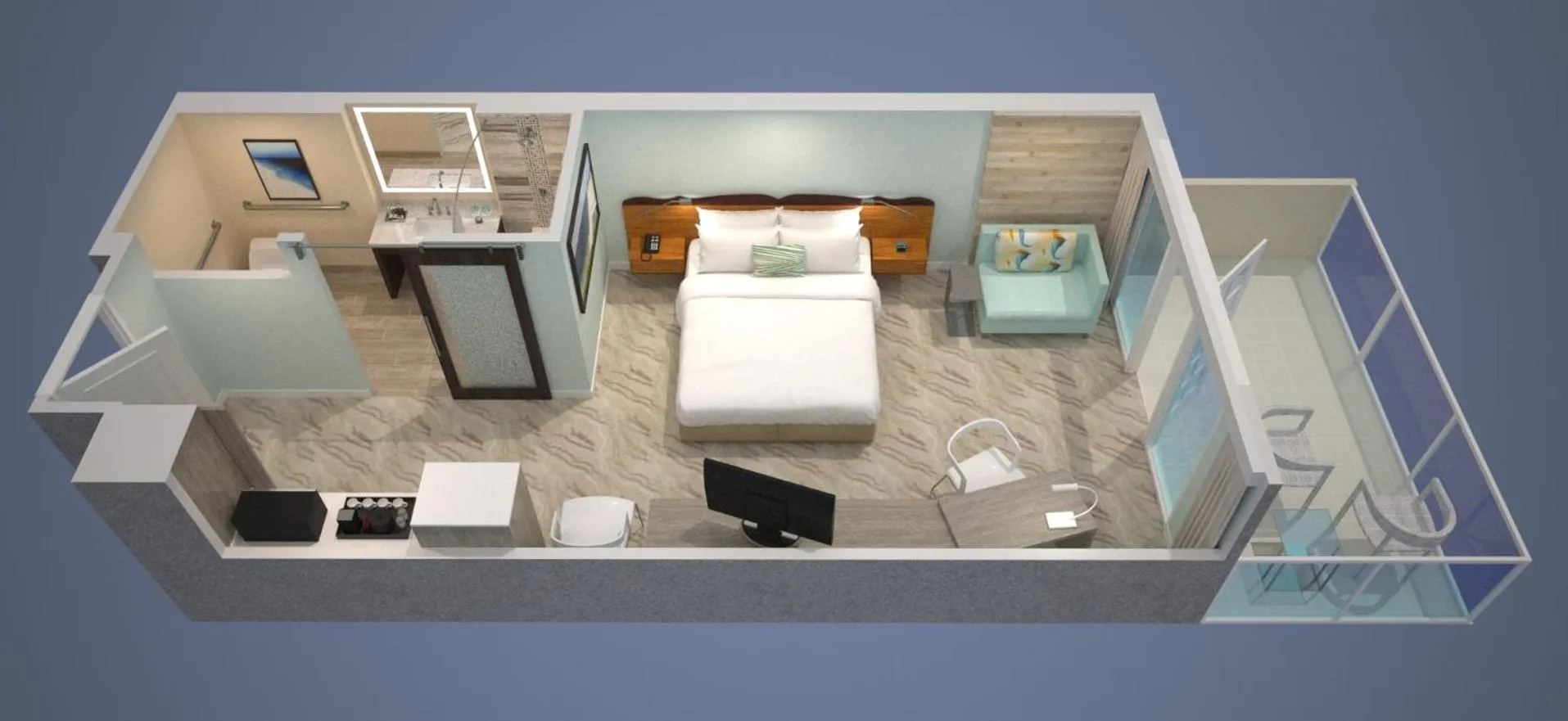 Bed in Zota Beach Resort