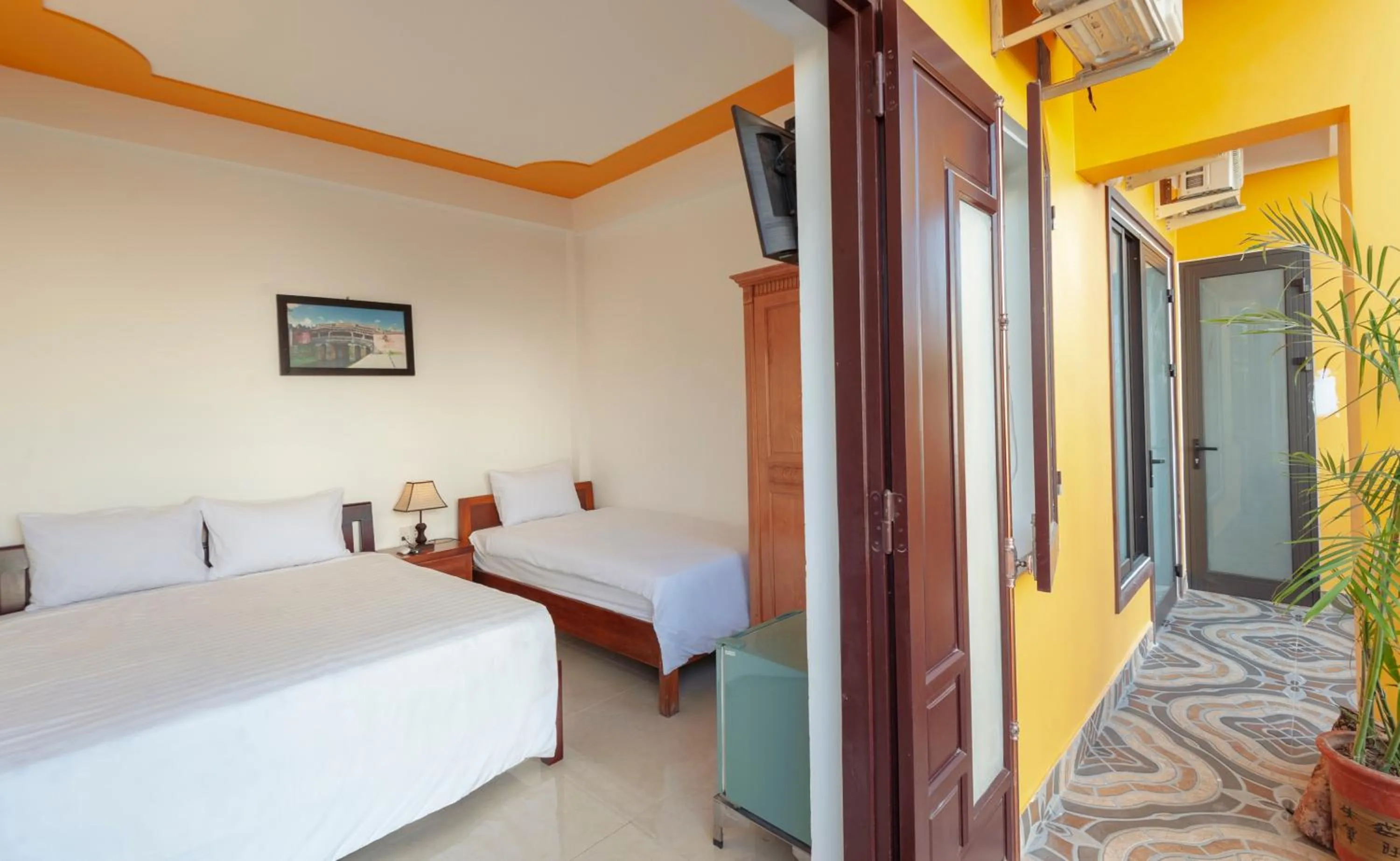 Bed in Thinh Phuc Homestay