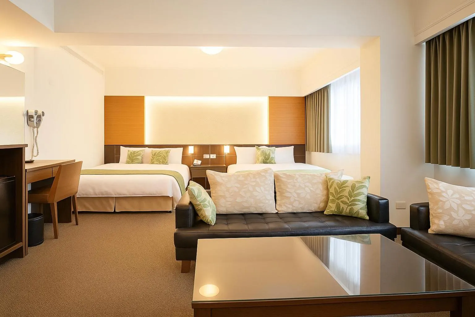 Bed in Ful Won Hotel