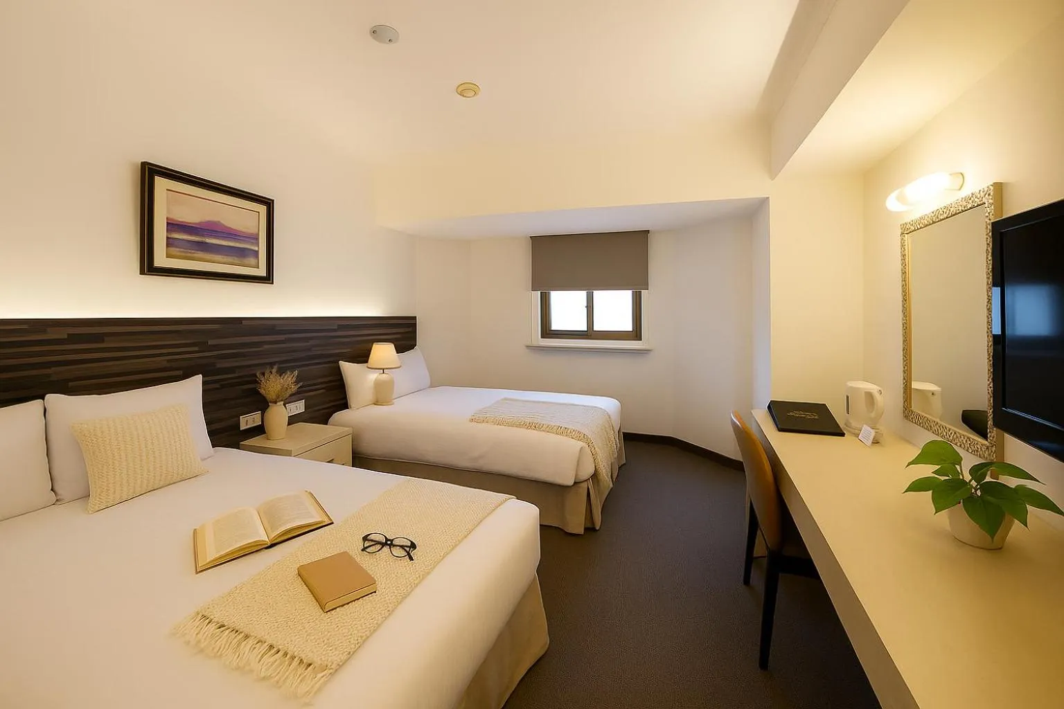 Bed in Ful Won Hotel