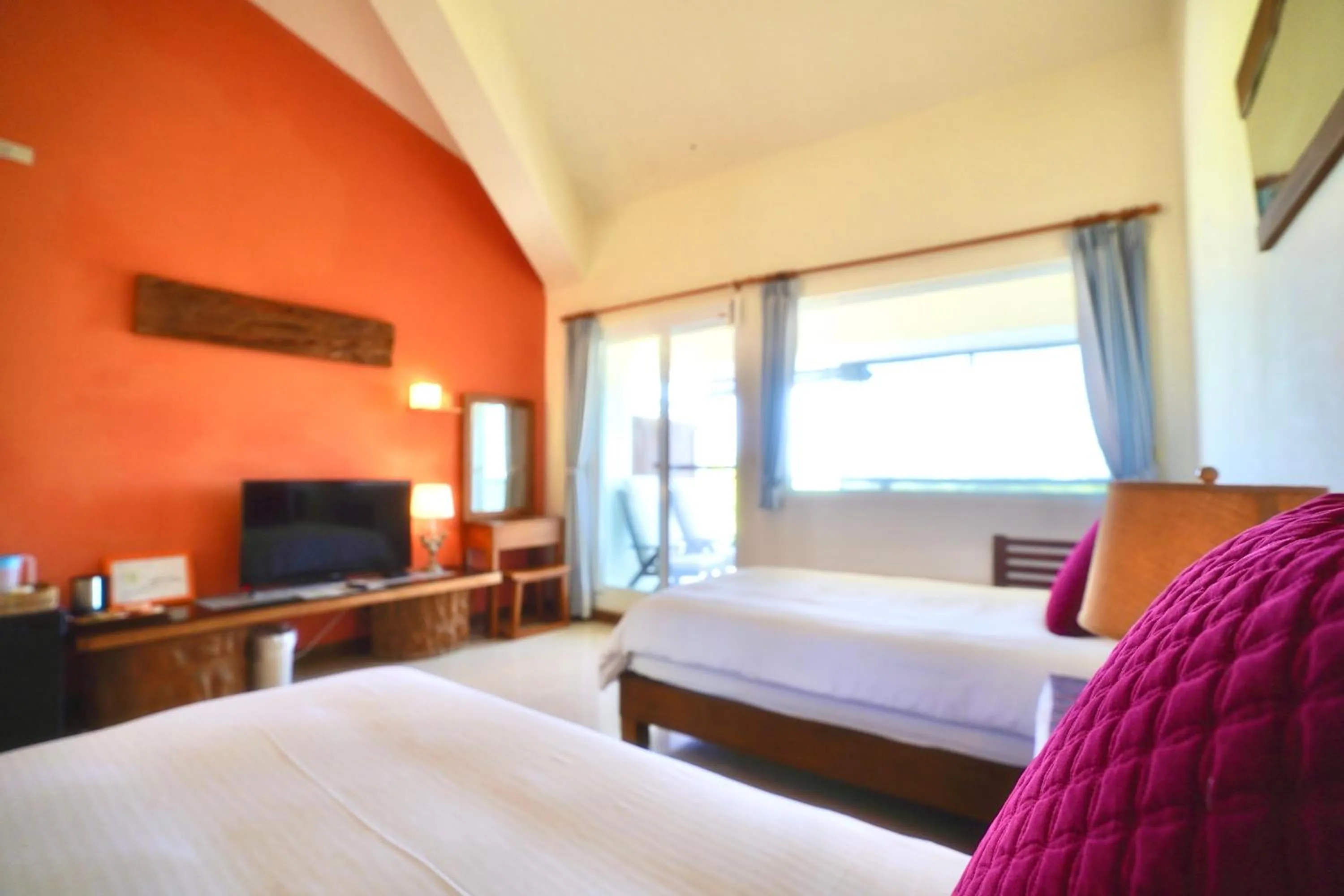 Photo of the whole room, Bed in Kenting COMIC B&B&SPRING