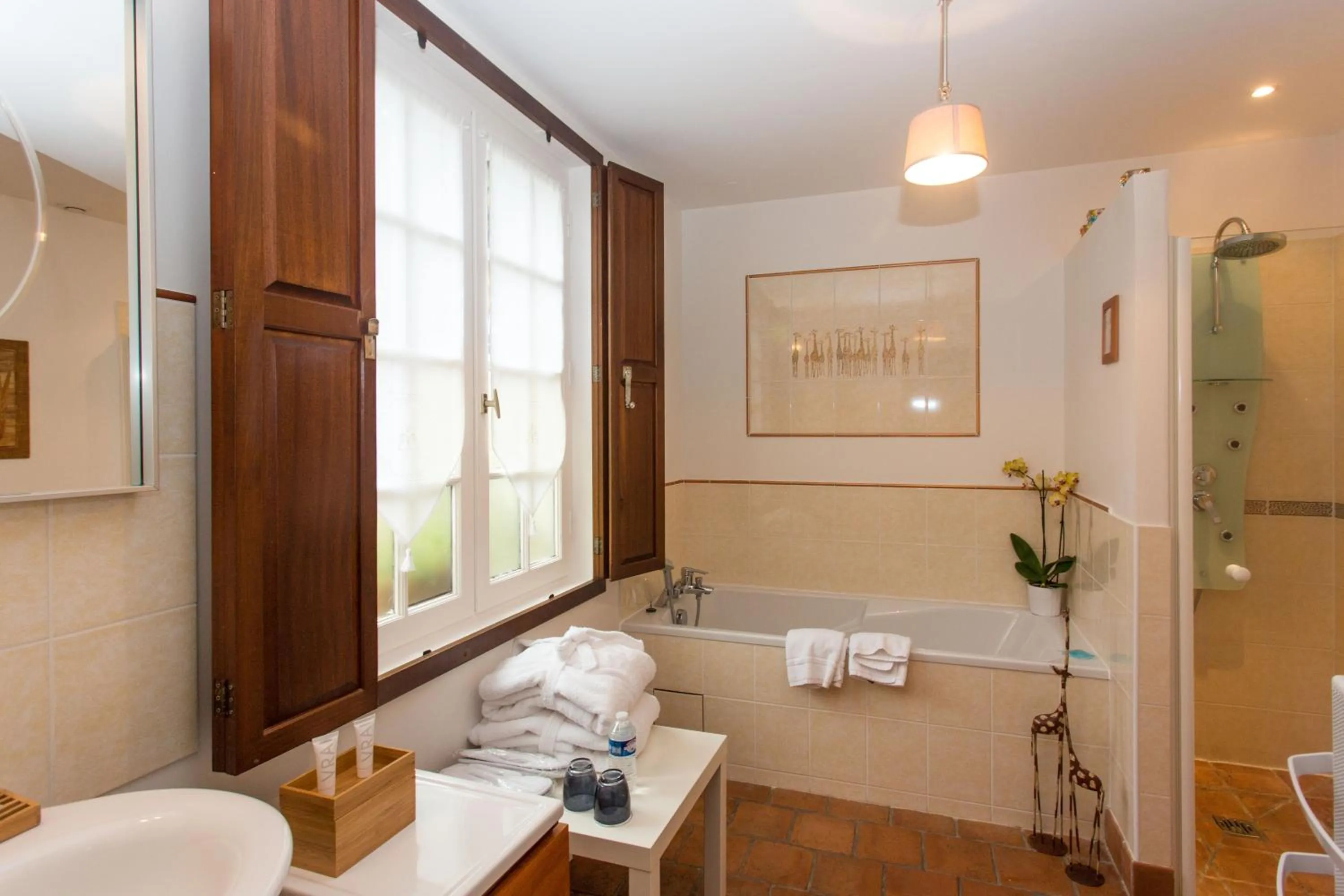 Bathroom in Hôtel Spa - Au Charme Rabelaisien