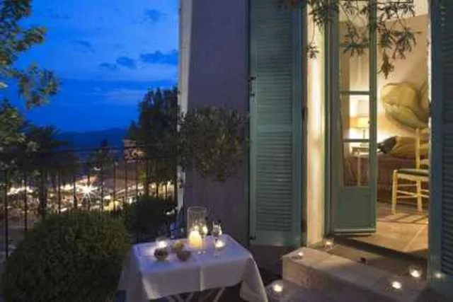 Balcony/Terrace in Hostellerie du Cigalou