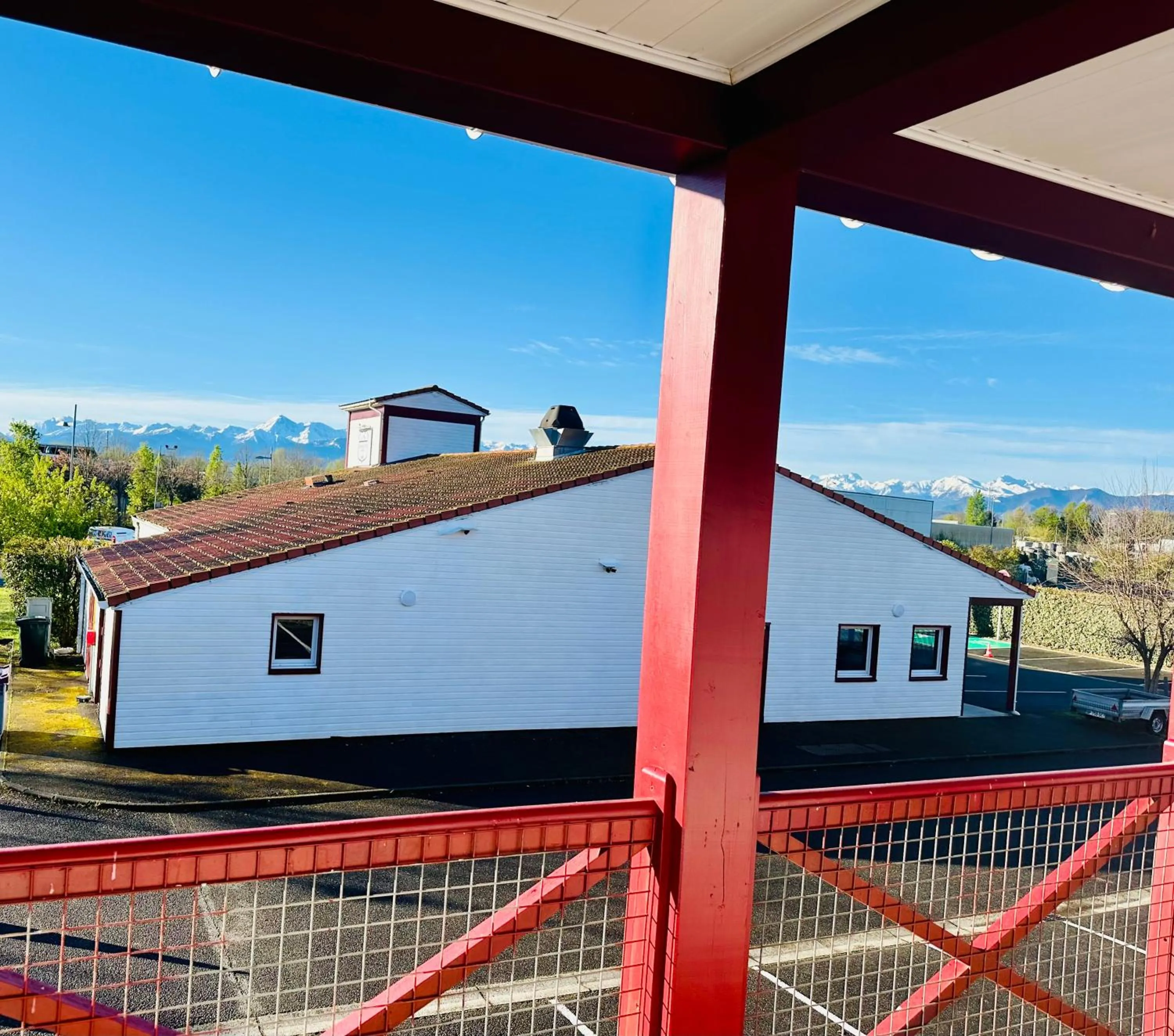 View (from property/room) in Ever Route 64 Brit Hotel Tarbes Ibos